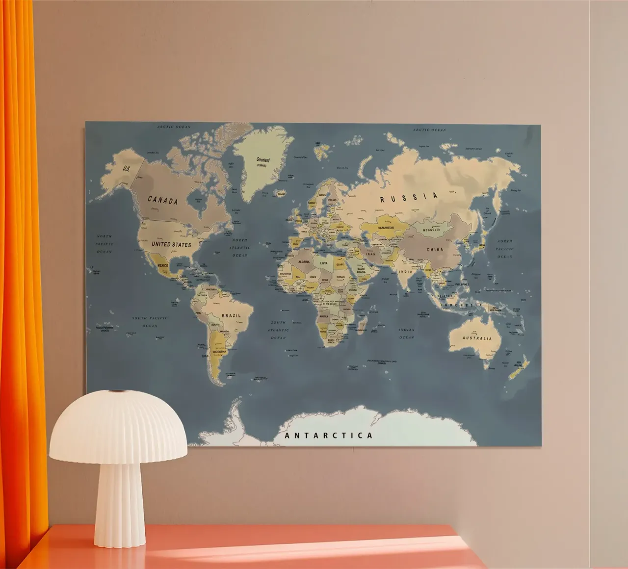 World Map poster by Aiden Garcia
