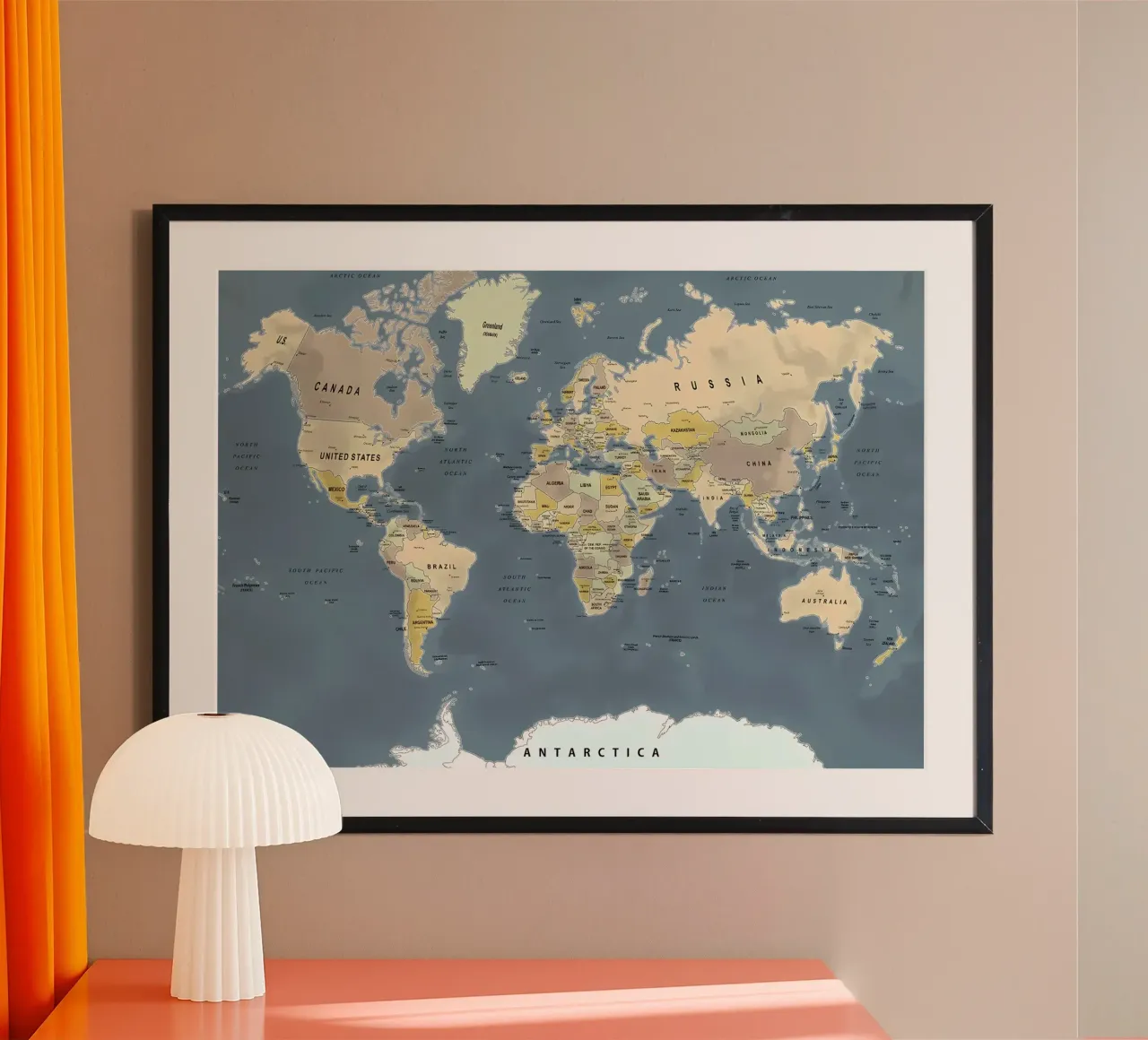 World Map poster by Aiden Garcia
