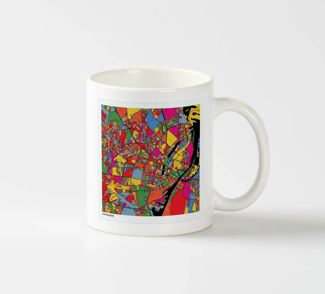 Copenhagen tazza in ceramica da The Cartography Collection