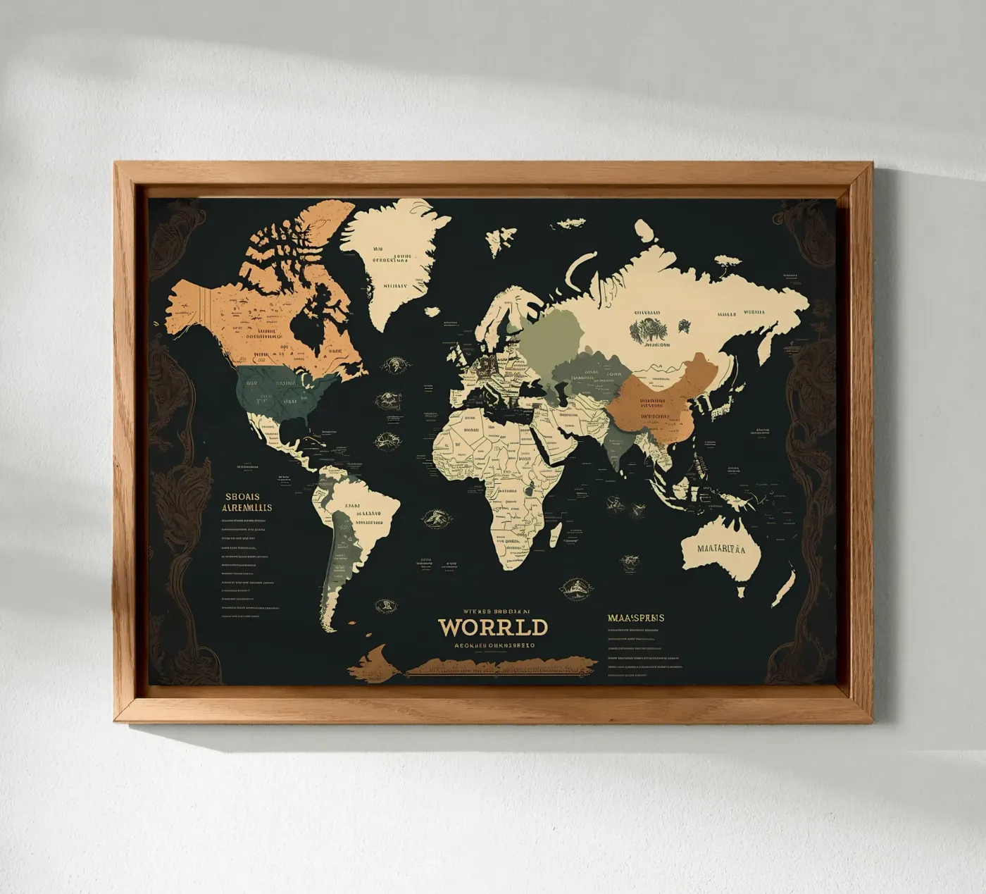 World Map forex plate by Aiden Garcia