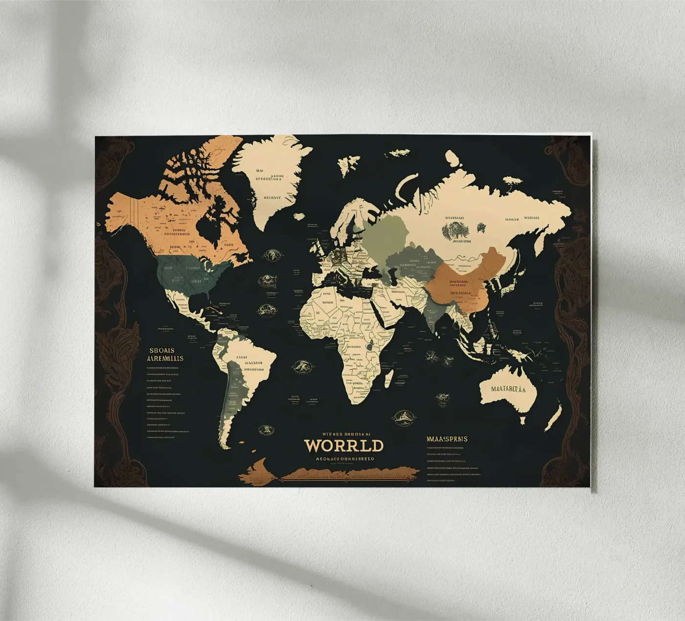 World Map forex plate by Aiden Garcia