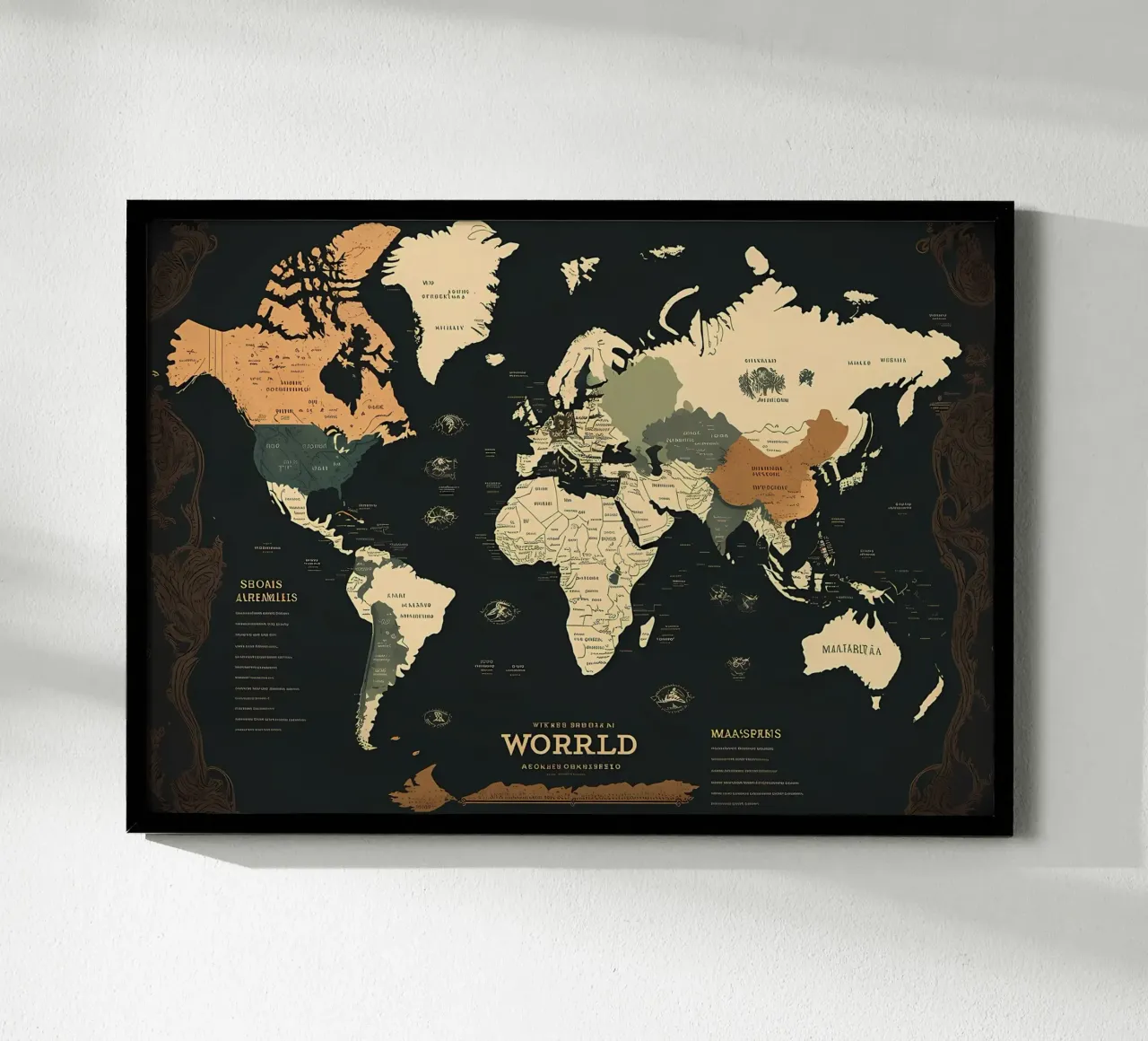 World Map poster by Aiden Garcia