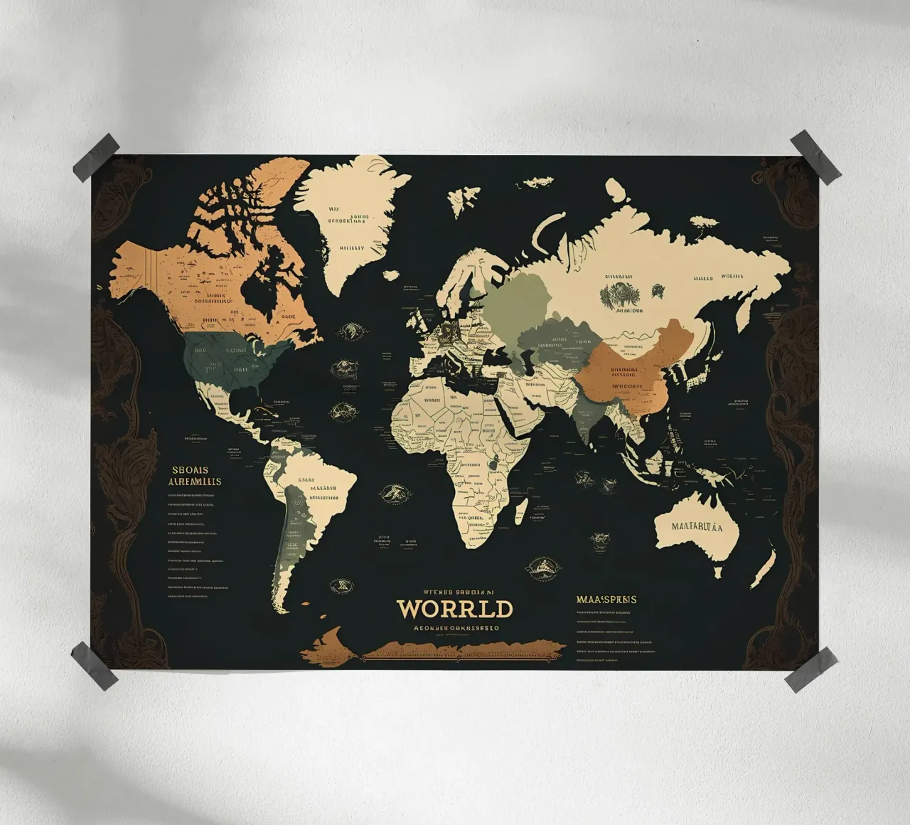 World Map poster by Aiden Garcia