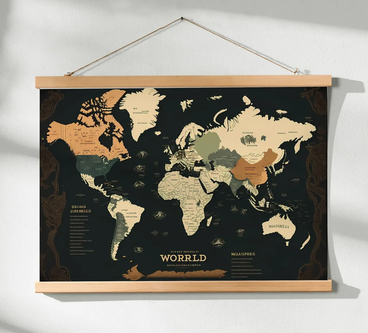 World Map poster by Aiden Garcia
