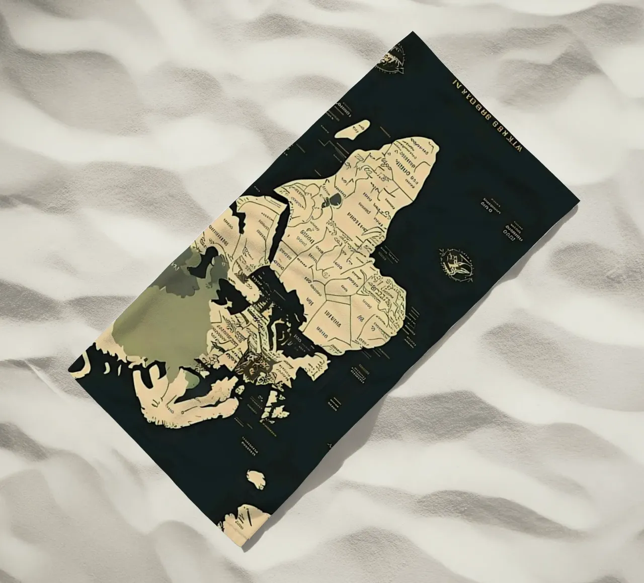 World Map telo mare da Aiden Garcia