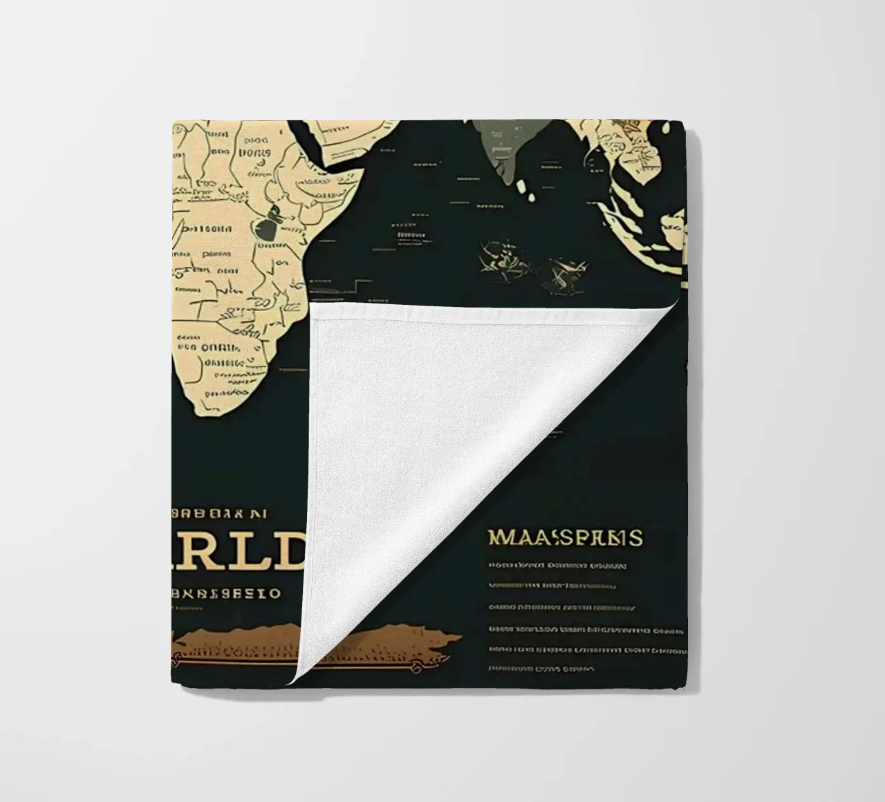 Mappa del mondo telo mare da Aiden Garcia