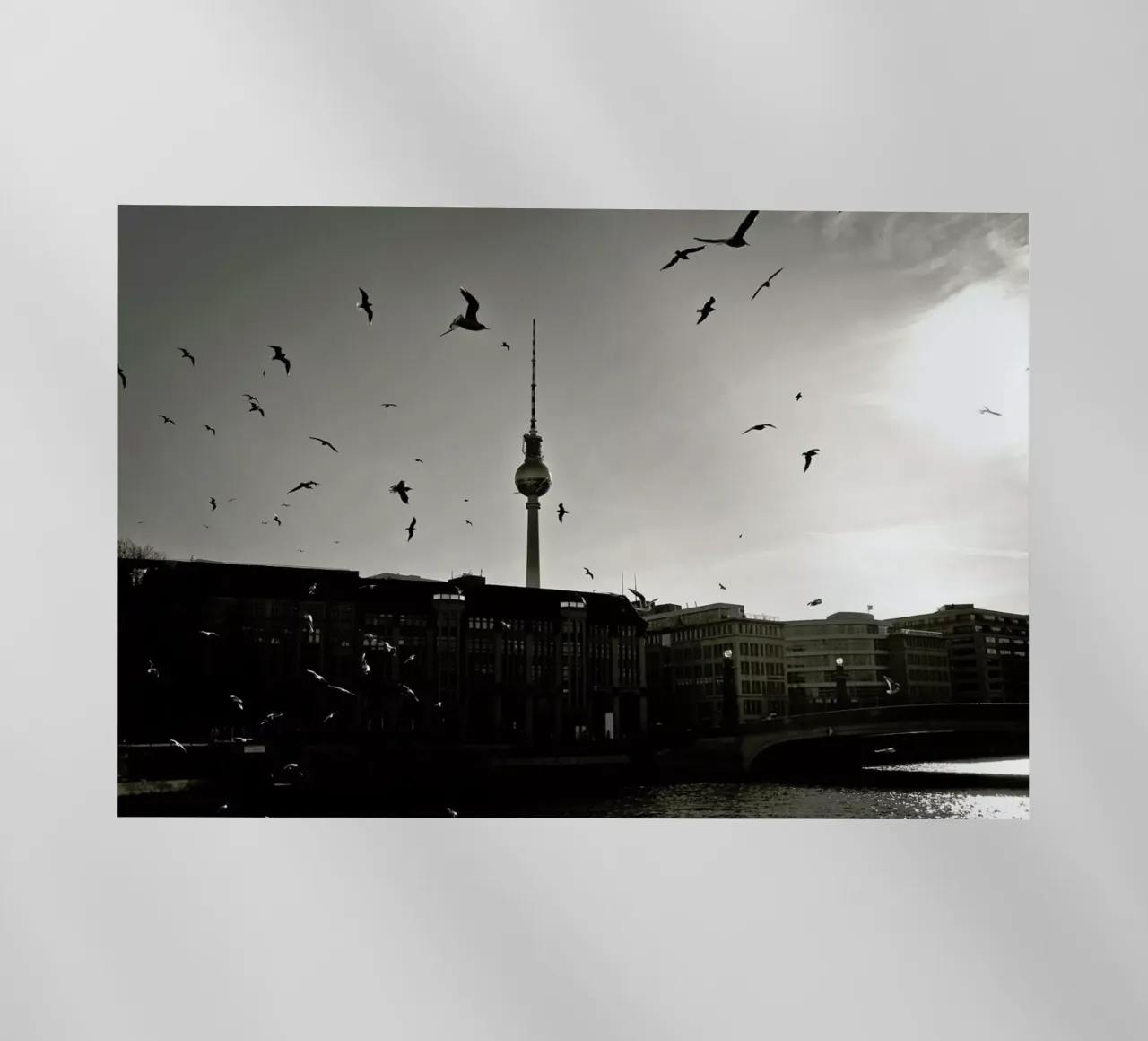 Fernsehturm Berlin pellicola backlit da Anja Hebrank Photography