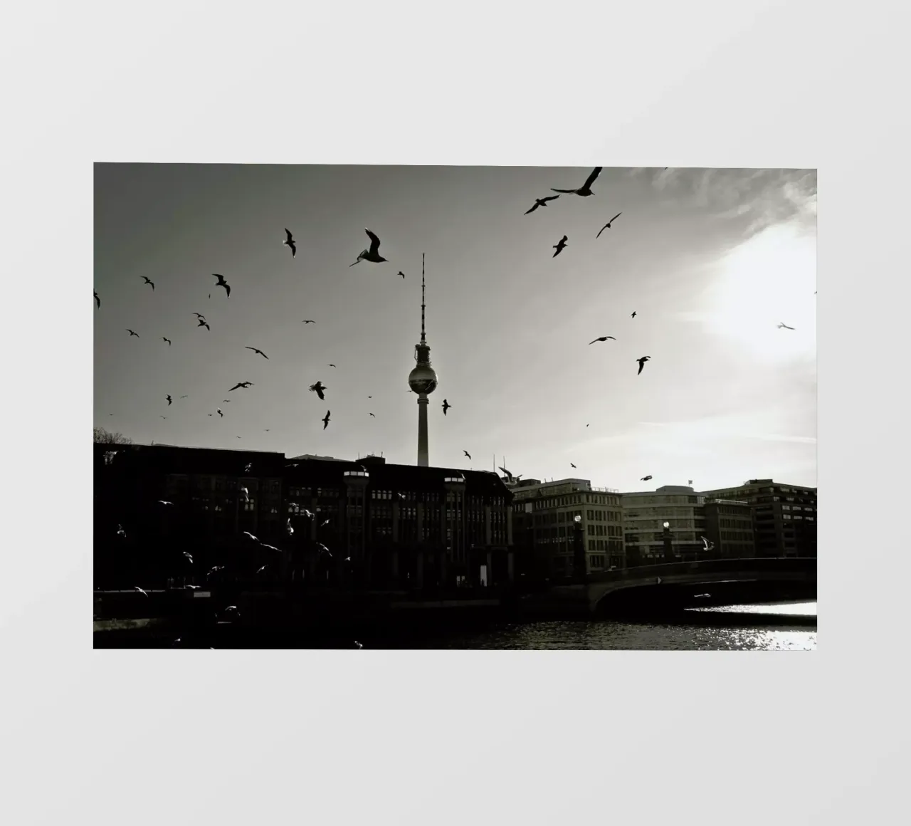 Fernsehturm Berlin pellicola backlit da Anja Hebrank Photography