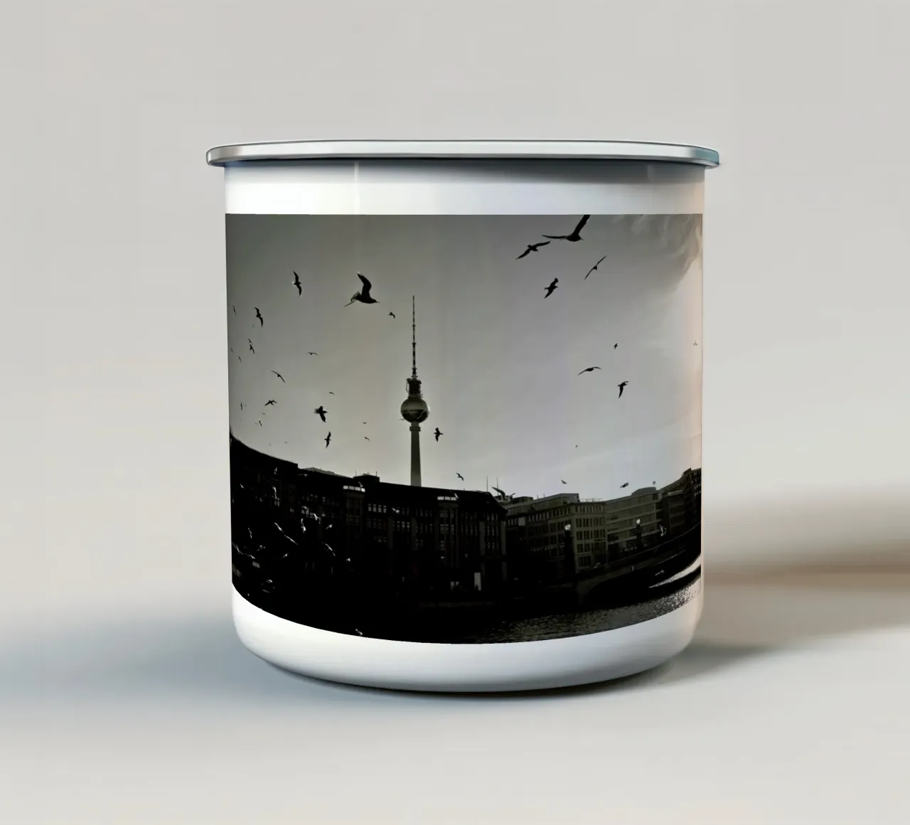 Fernsehturm Berlin tazza in smalto da Anja Hebrank Photography