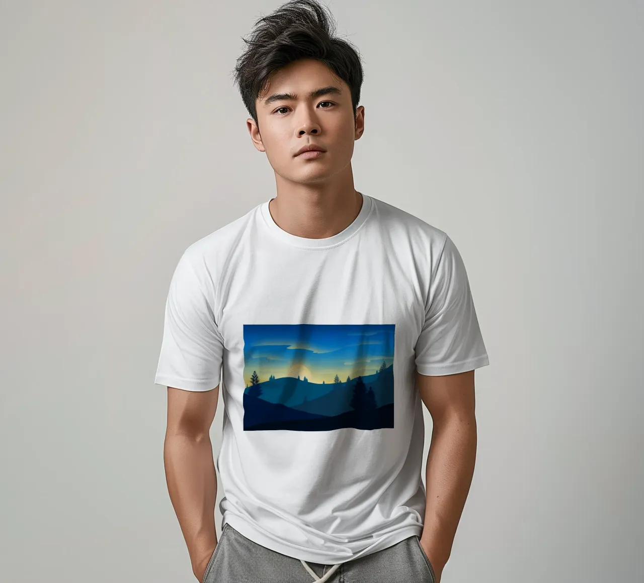 Point de vue du matin t-shirt de Bartosz Powalka
