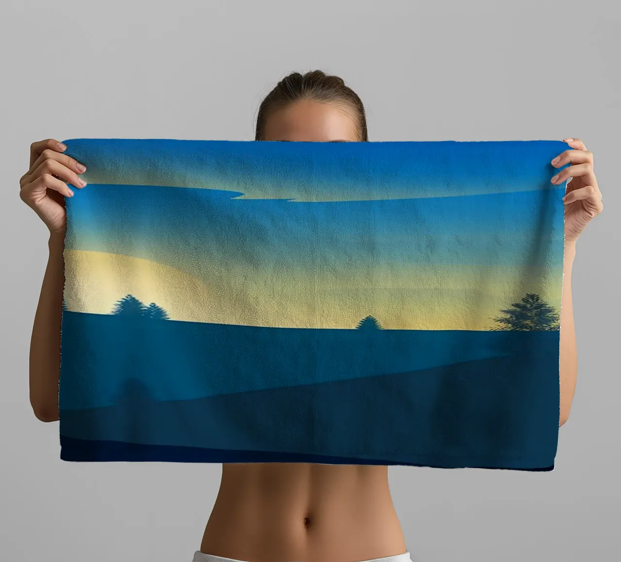Point de vue du matin serviette de bain de Bartosz Powalka