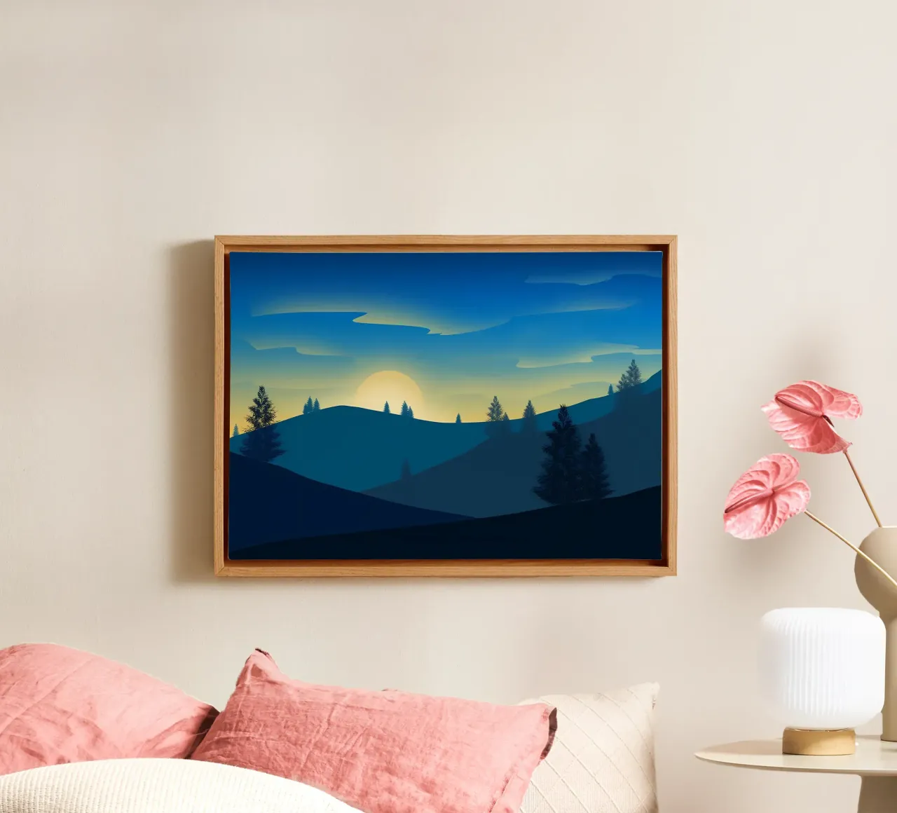 Point de vue du matin toile avec Caisse américaine de Bartosz Powalka