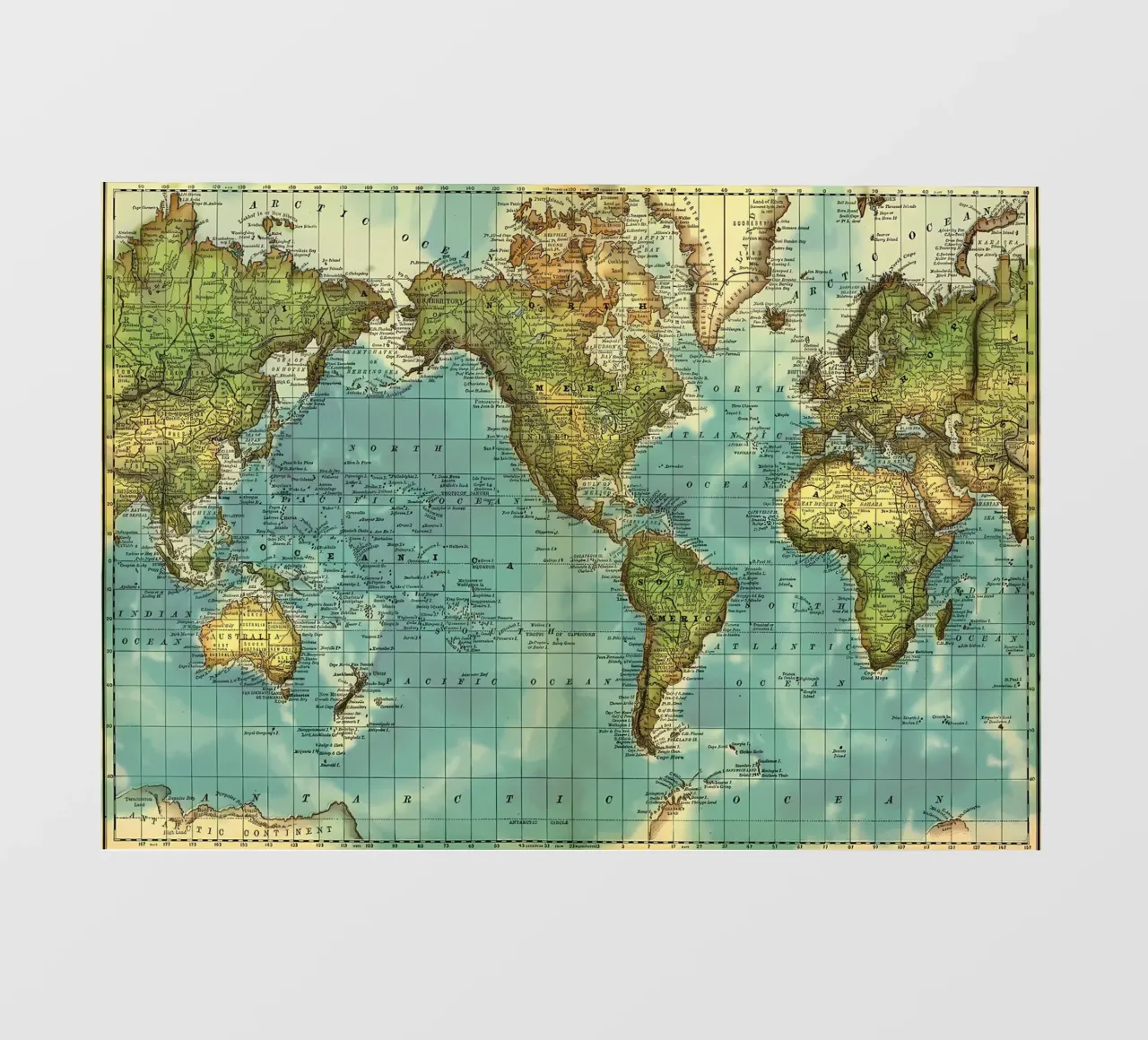 Map of the World backlit film by Aiden Garcia