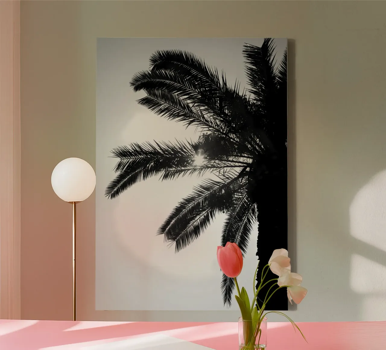 gefilterd licht canvas met Baklijst van Matthew Katz