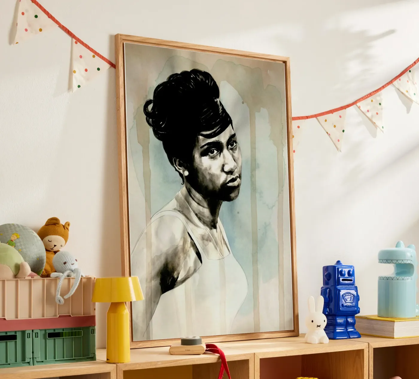 Aretha Franklin plexiglass da David Diehl