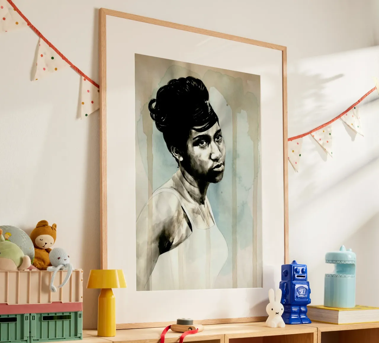 Aretha Franklin carta hahnemühle da David Diehl