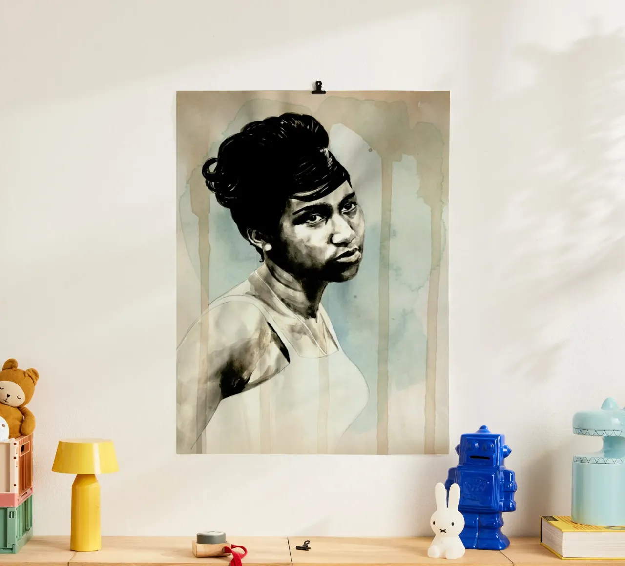 Aretha Franklin carta hahnemühle da David Diehl