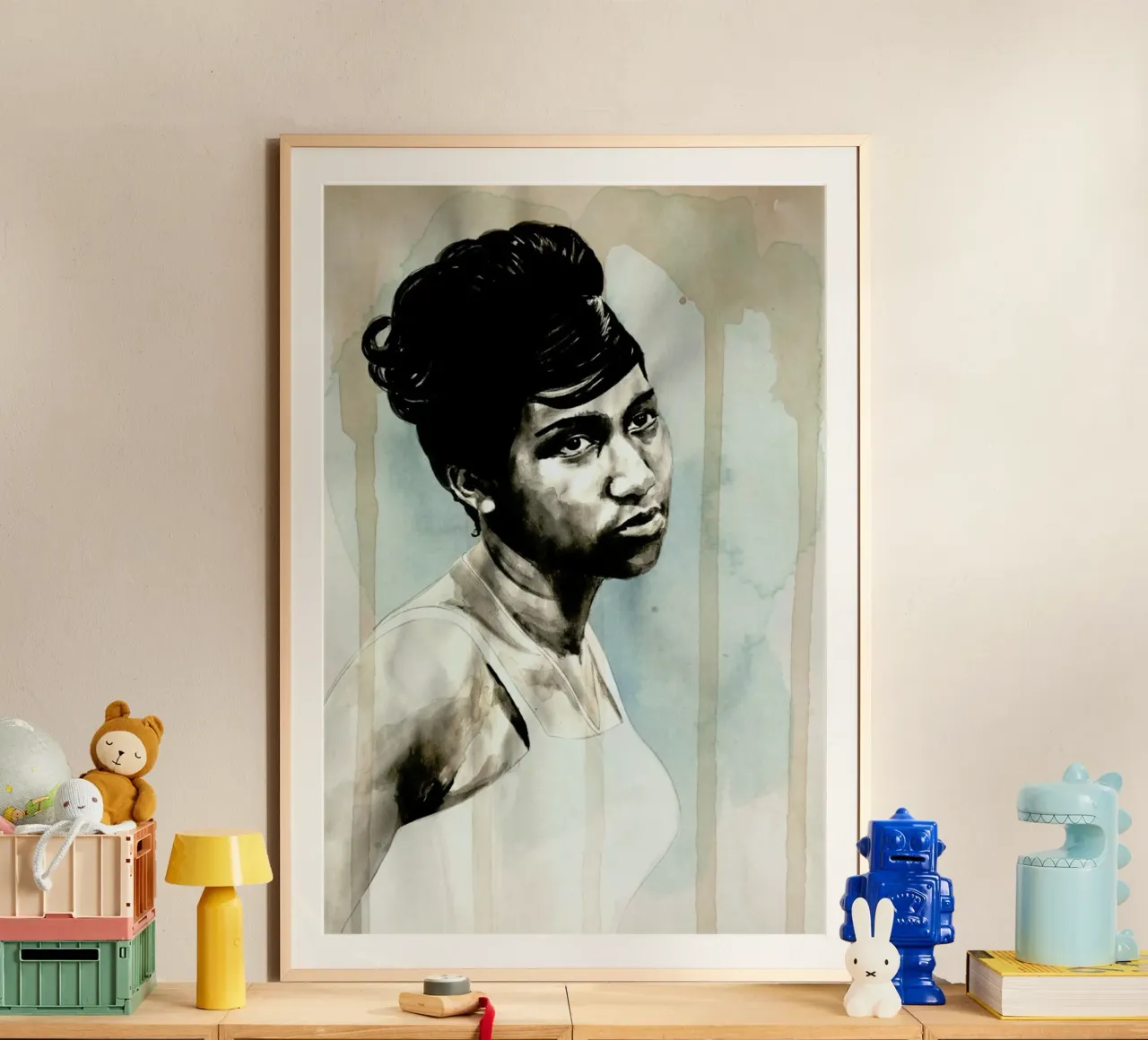 Aretha Franklin carta hahnemühle da David Diehl