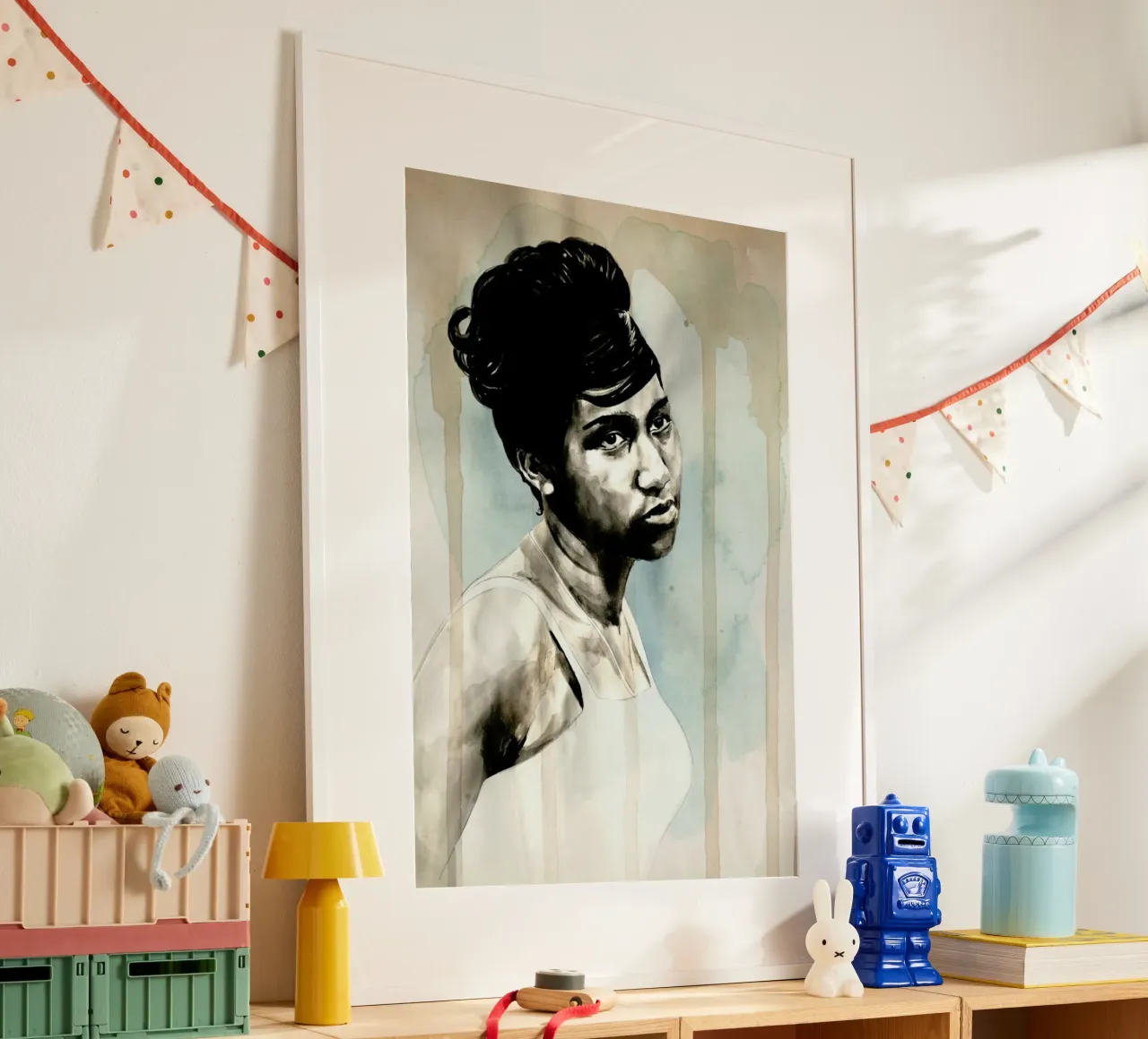 Aretha Franklin carta hahnemühle da David Diehl