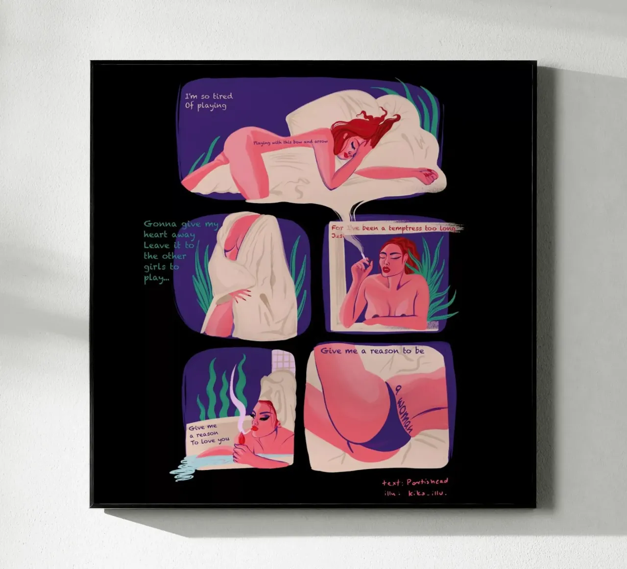 Song plexiglass da Kika illu