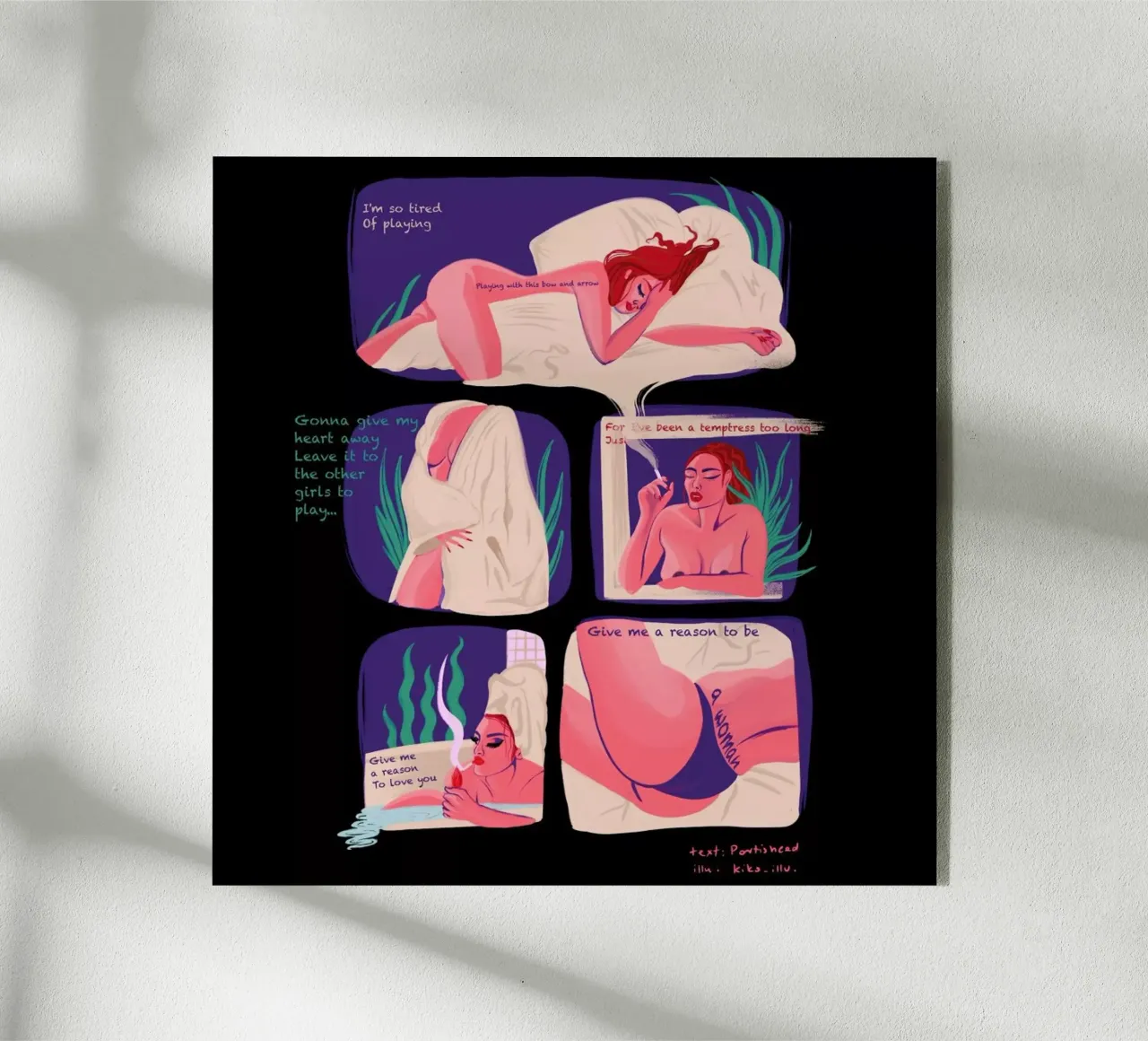 Song plexiglass da Kika illu