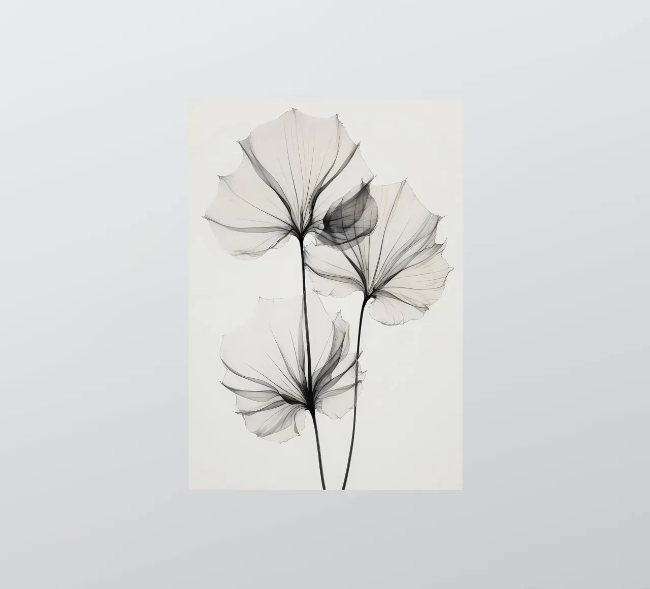 Botanico trasparente n. 3 adesivo da Nicholas Campbell
