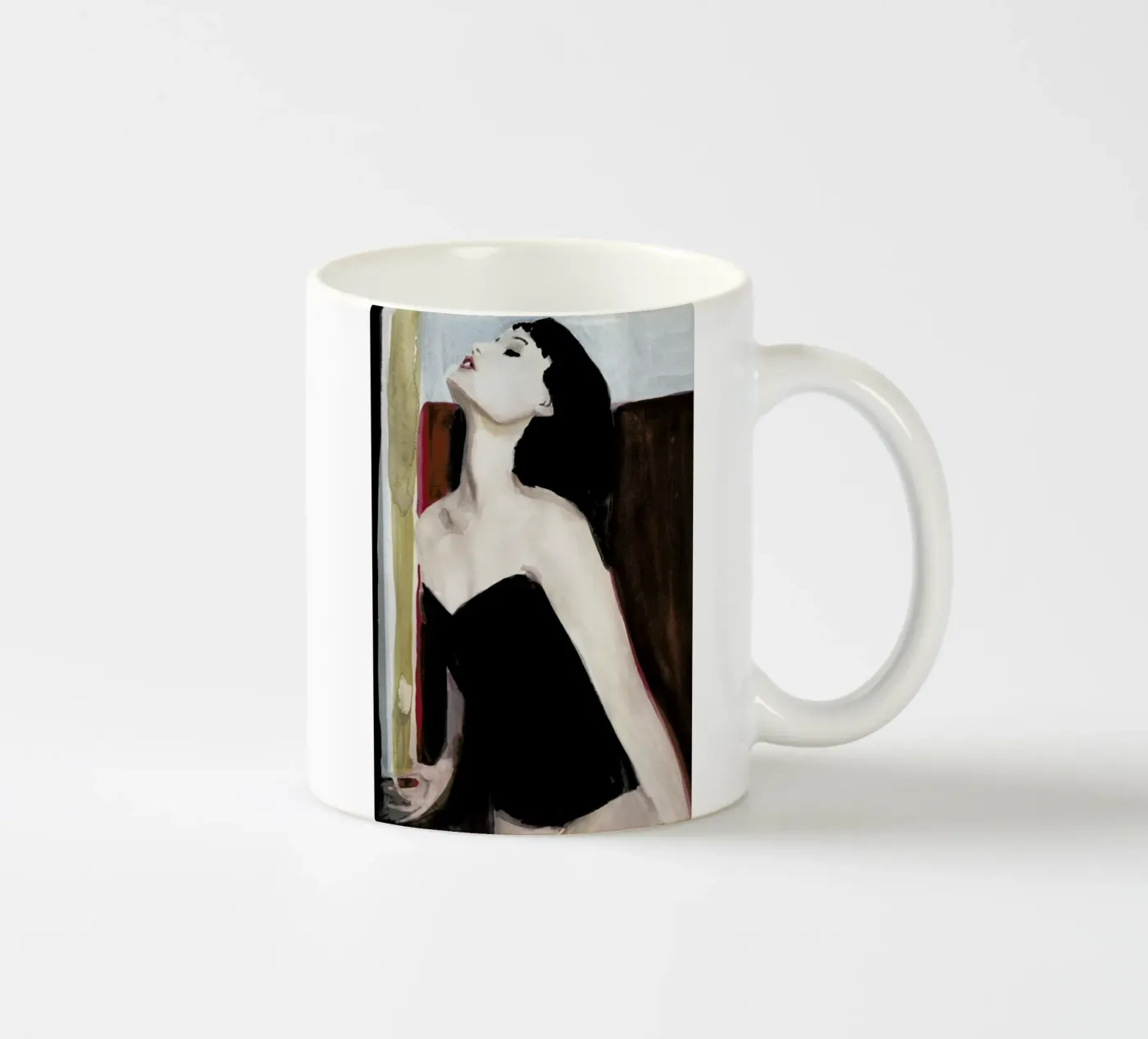 Deferred ceramic mug by Victoria Verbaan