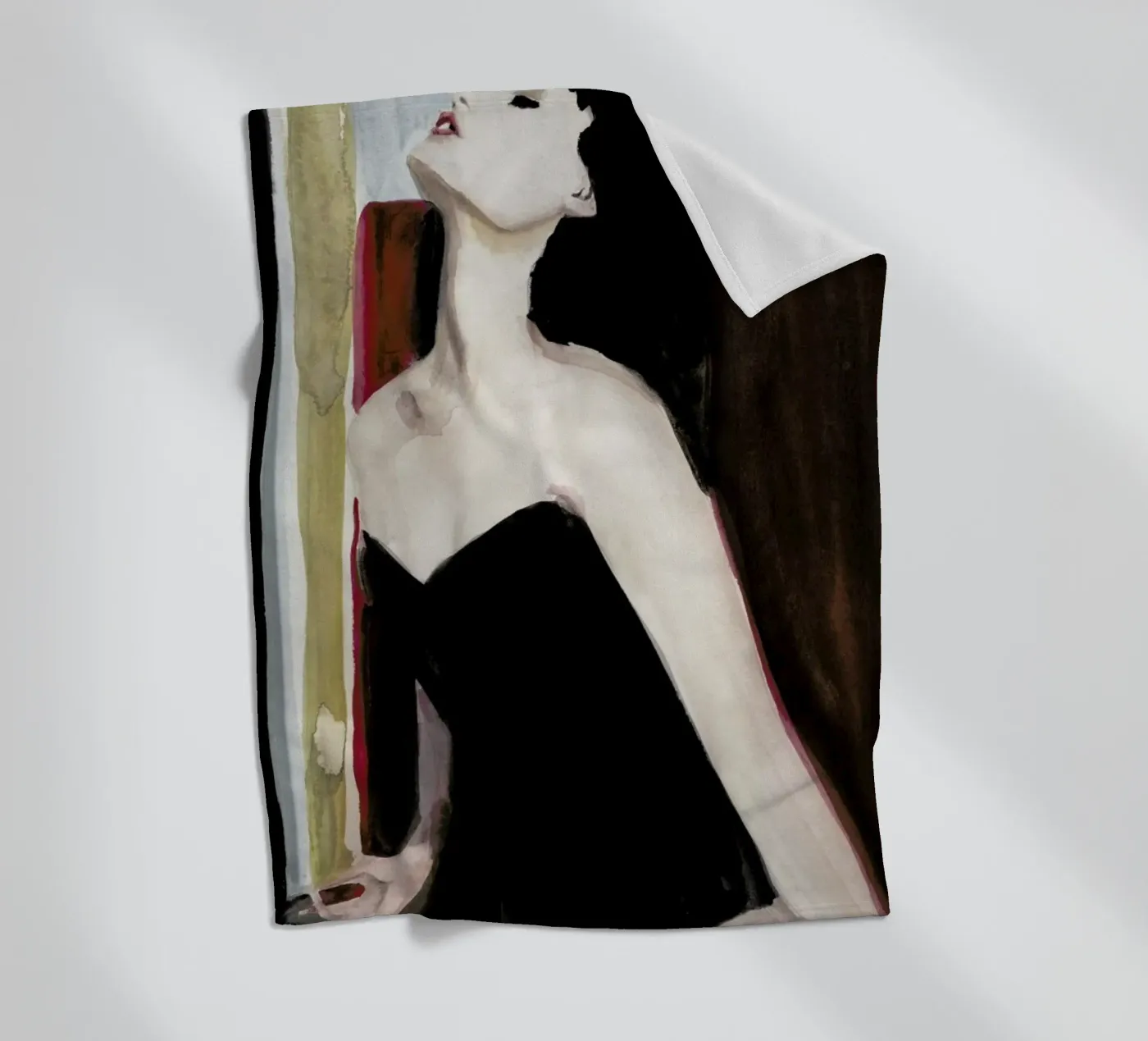 Deferred fleece blanket by Victoria Verbaan