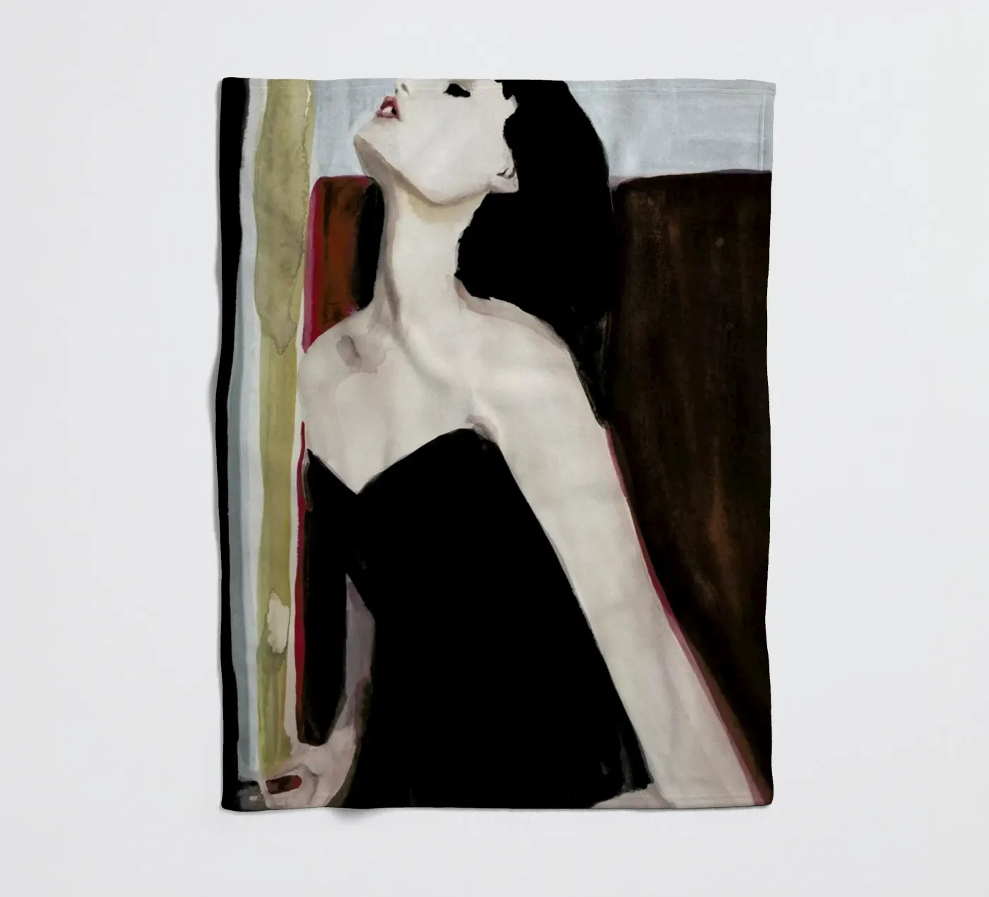 Deferred fleece blanket by Victoria Verbaan