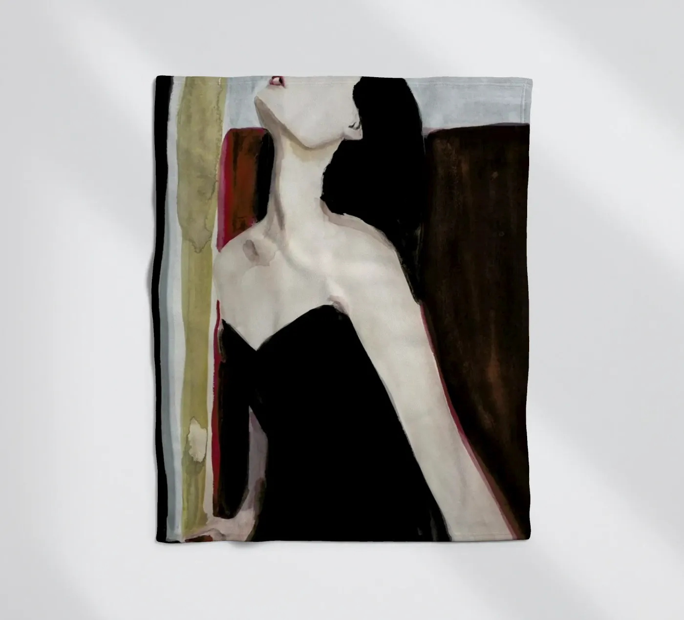 Deferred fleece blanket by Victoria Verbaan