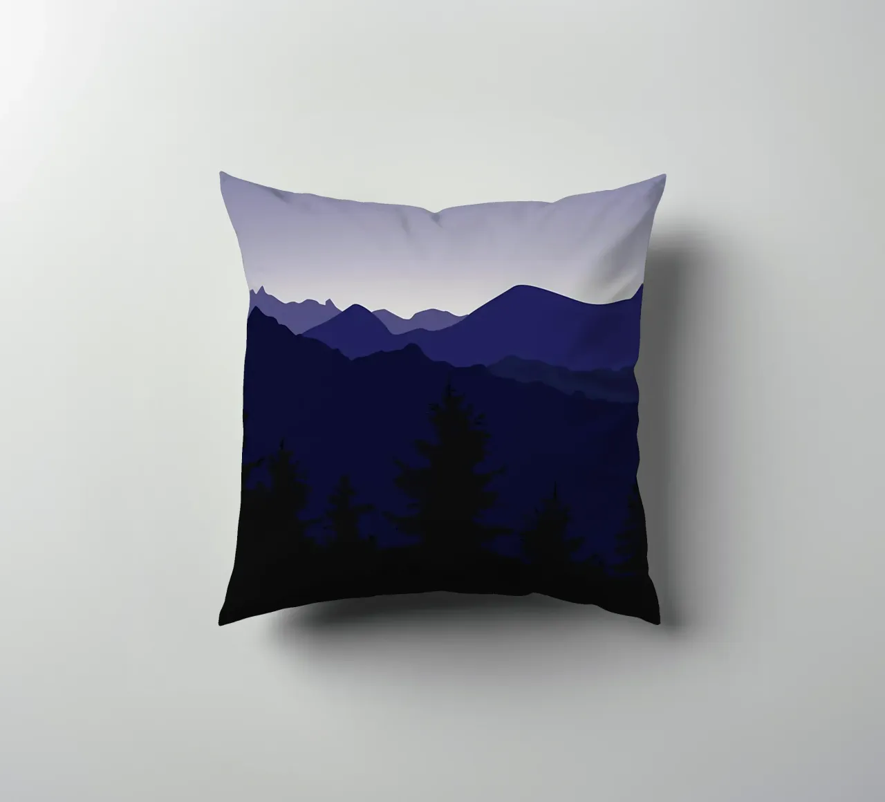 Notte in montagna cuscino da Bartosz Powalka