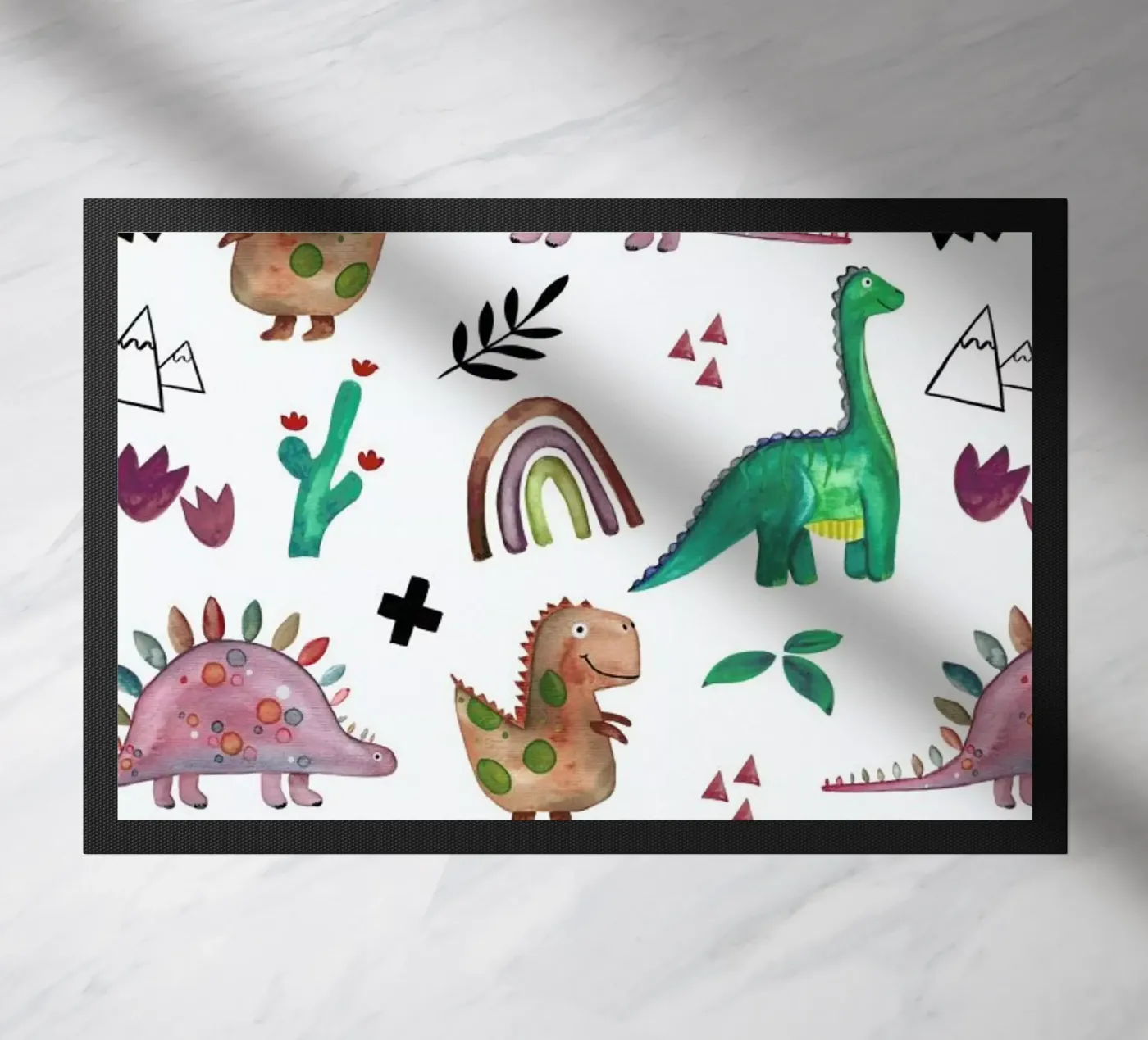 Dino doormat by Sabrina Ziegenhorn