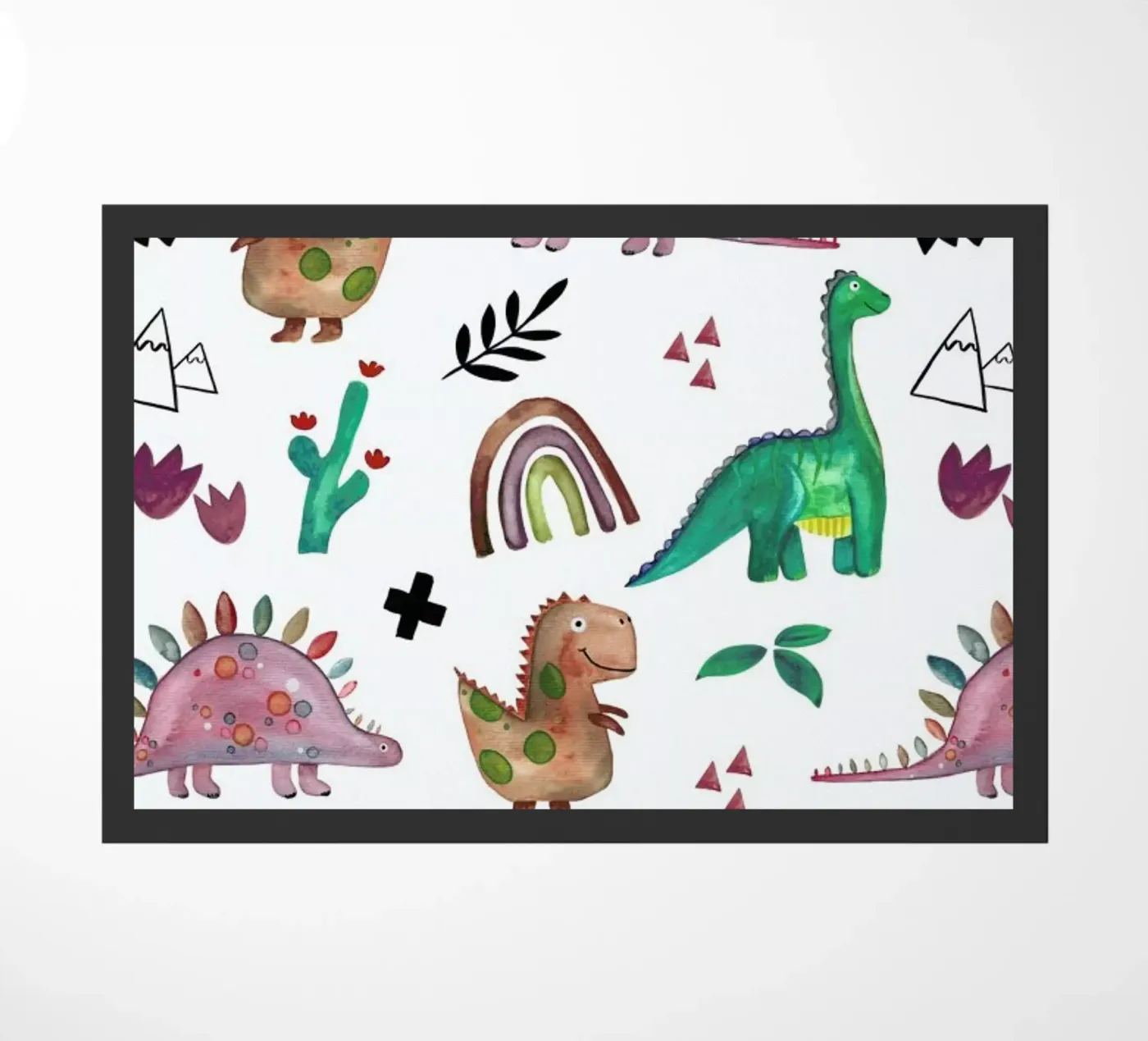 Dino doormat by Sabrina Ziegenhorn