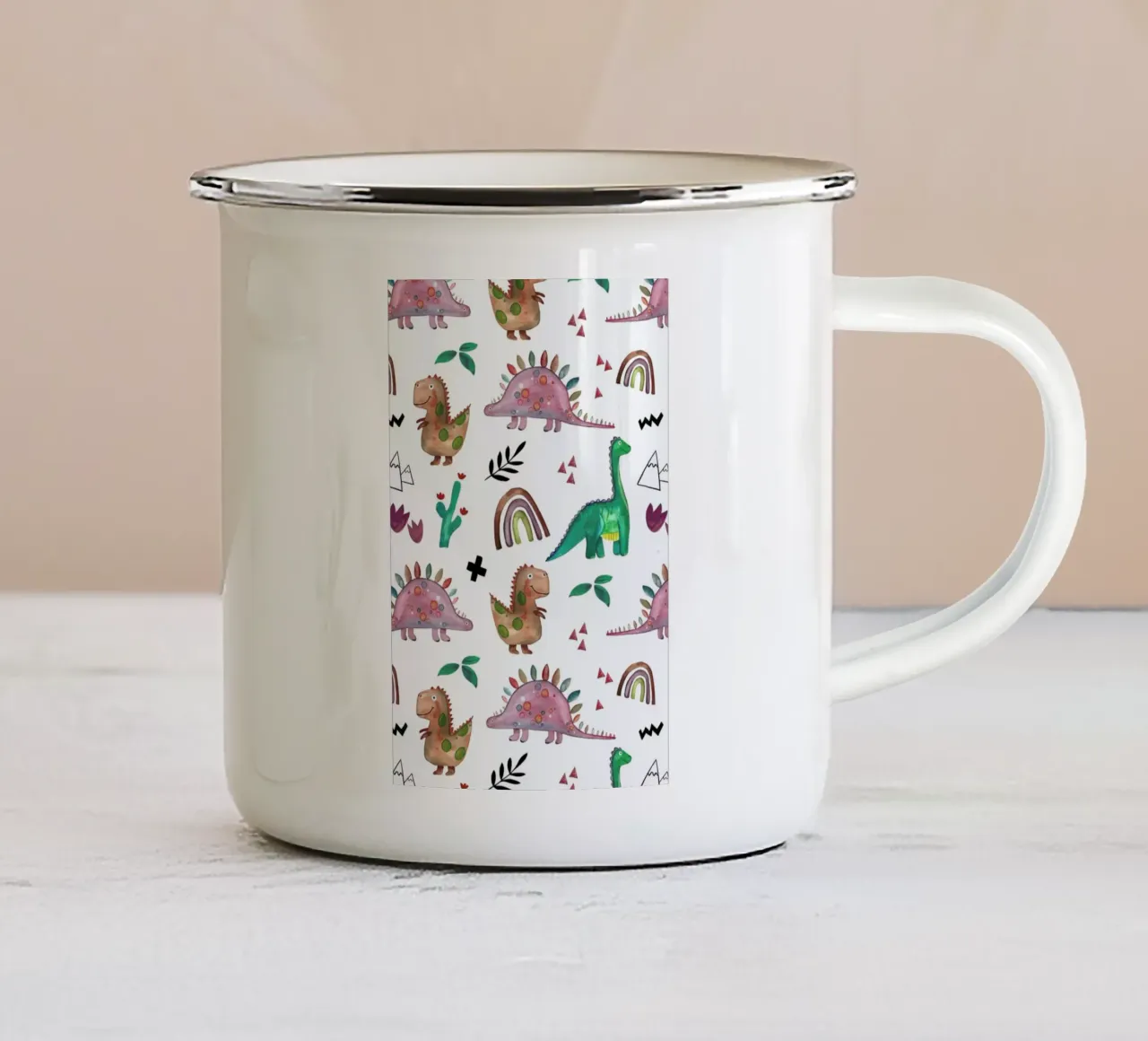 Dino tazza in smalto da Sabrina Ziegenhorn