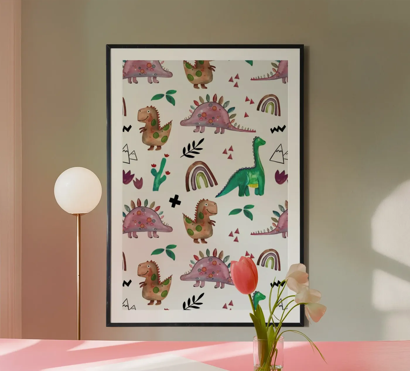 Dino poster van Sabrina Ziegenhorn