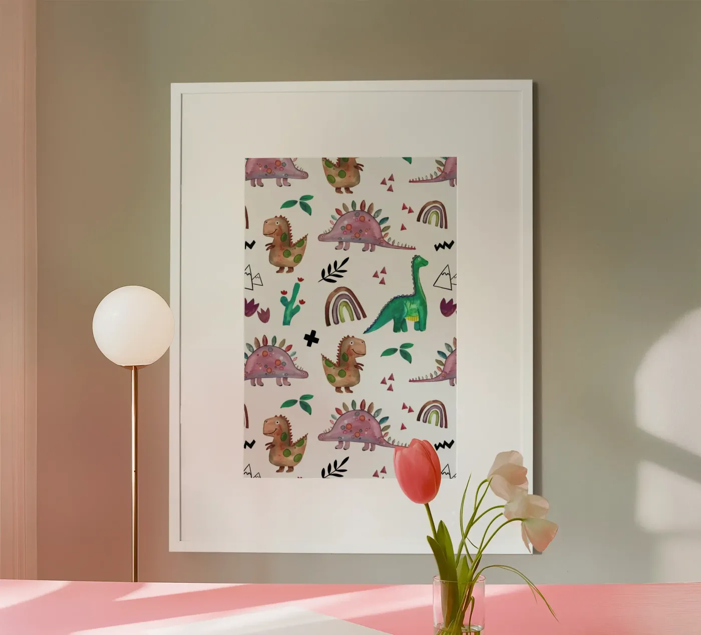 Dino poster van Sabrina Ziegenhorn
