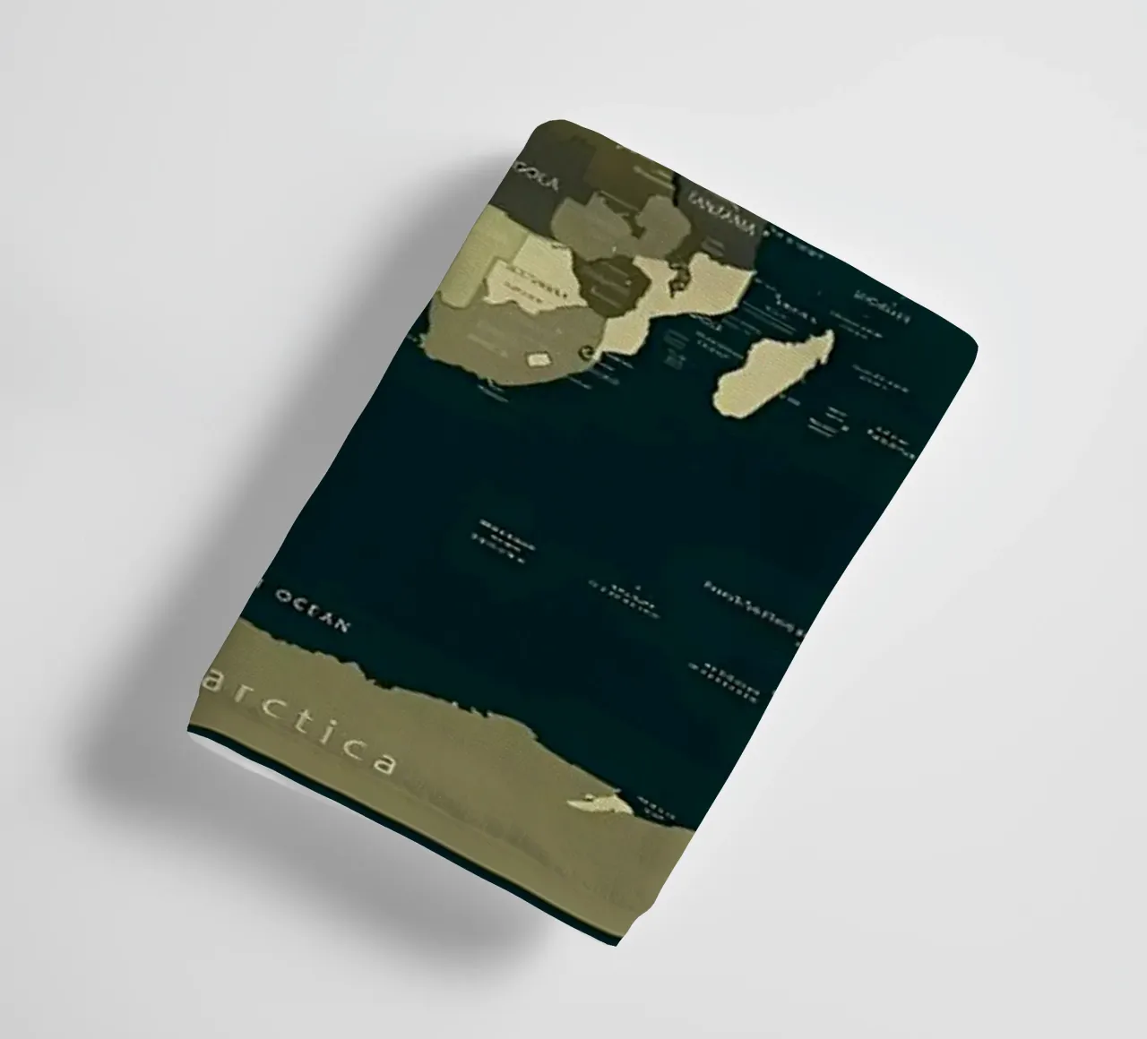 Mappa del mondo dettagliata asciugamano da bagno da Aiden Garcia
