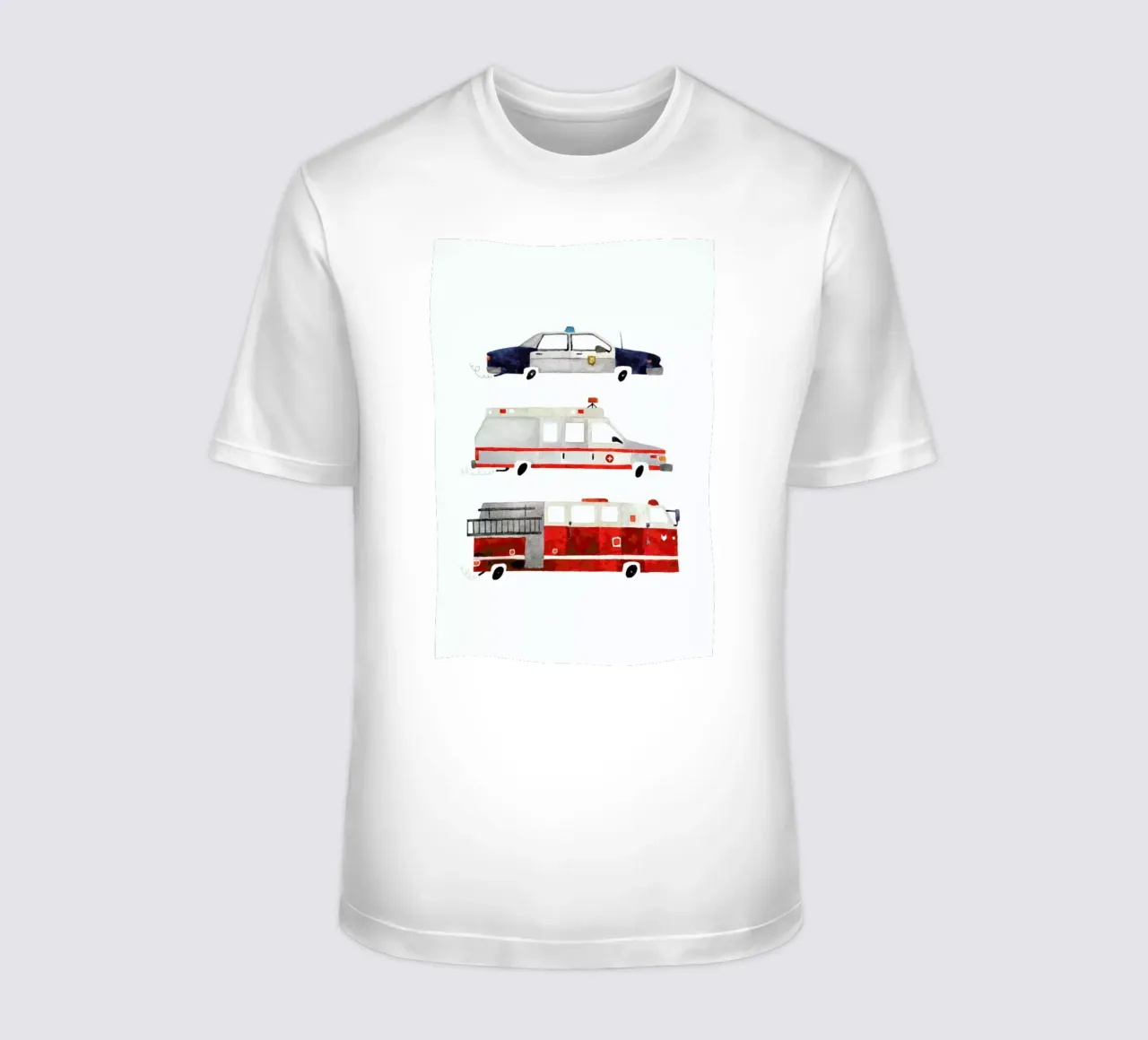 Sirens on the Road t-shirt da Little Flourishes