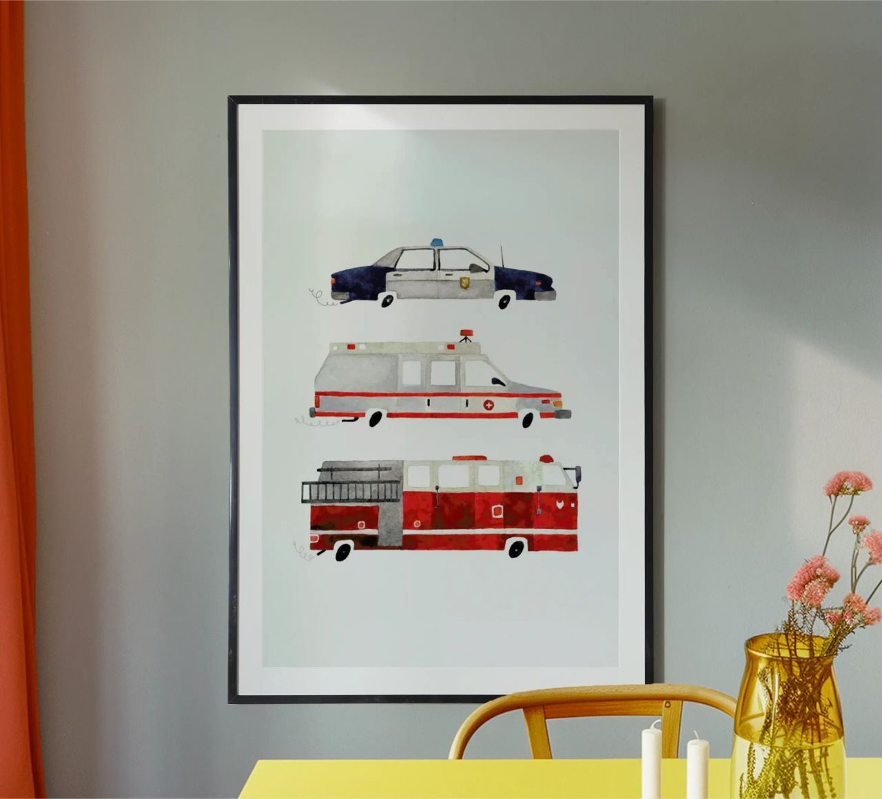 Sirens on the Road poster de Little Flourishes