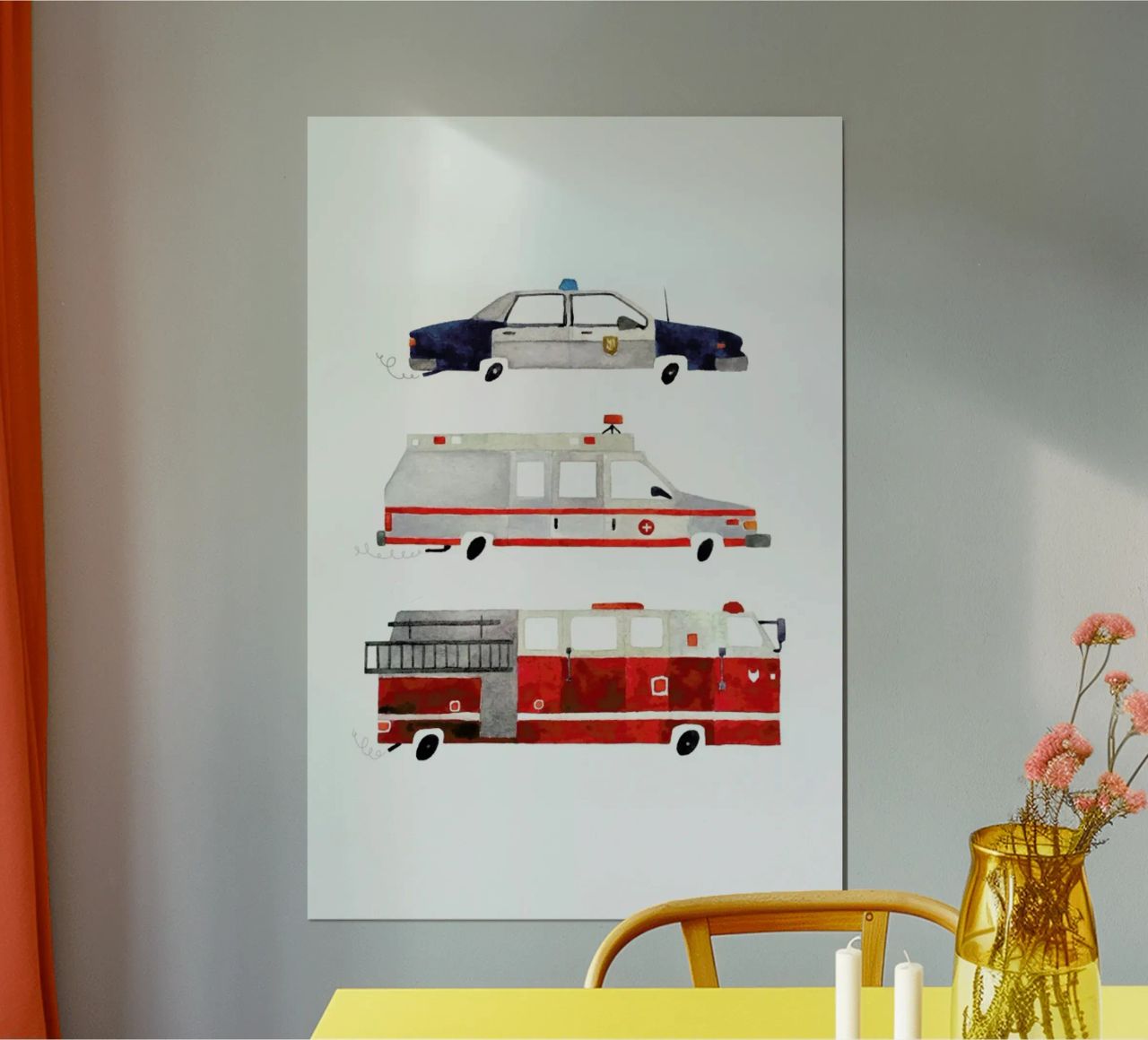 Sirens on the Road poster de Little Flourishes