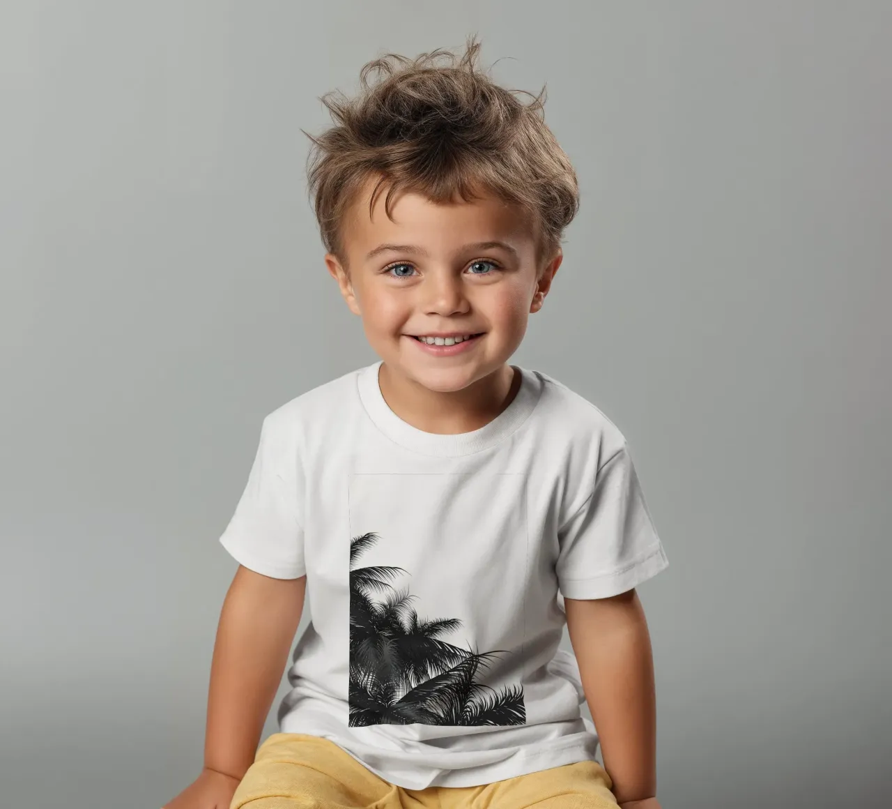 Palm leaves kids t-shirt by Matthew Katz