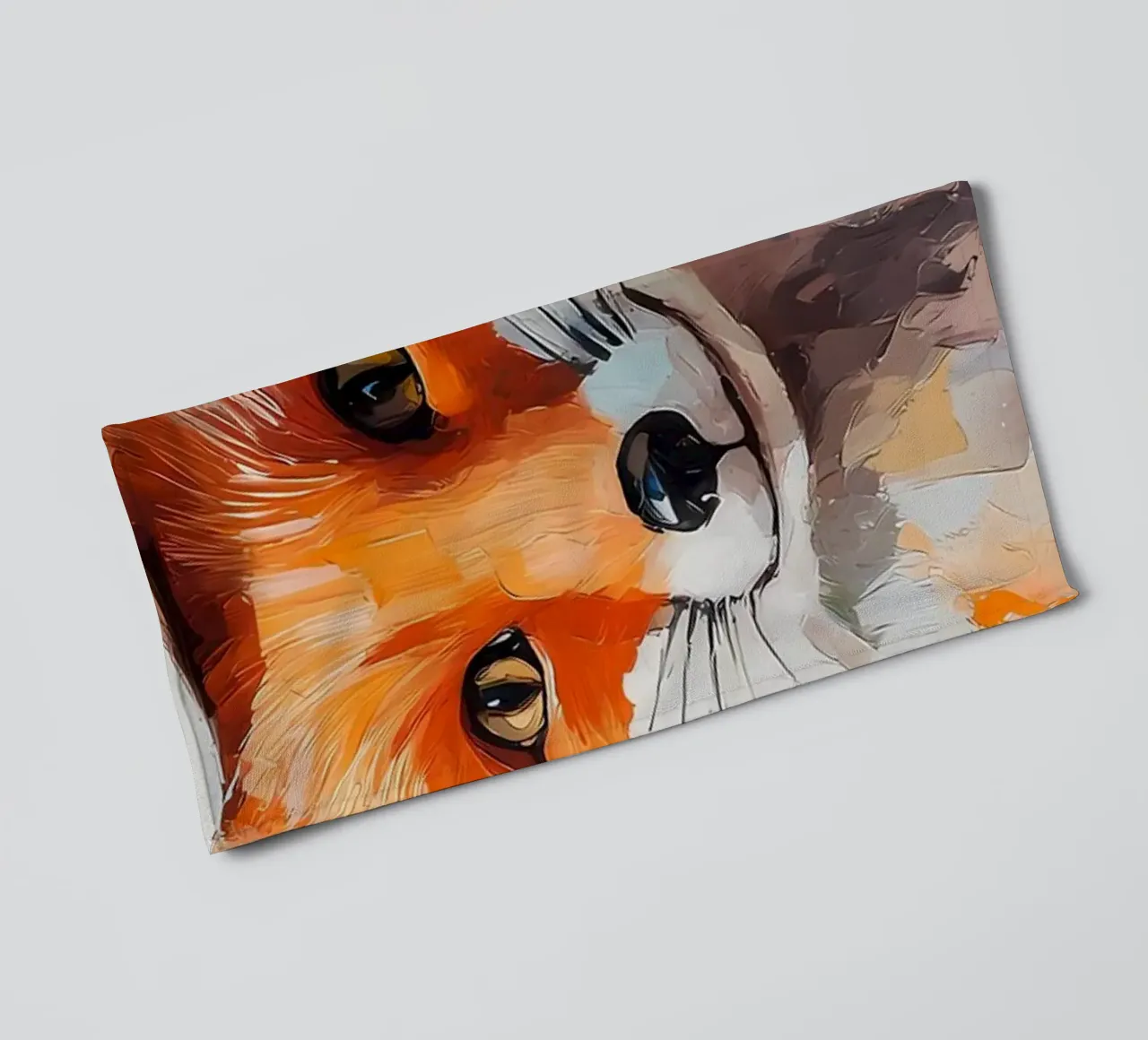 Fuchs mit Toilettenpapier Handtuch von Adrian Patel