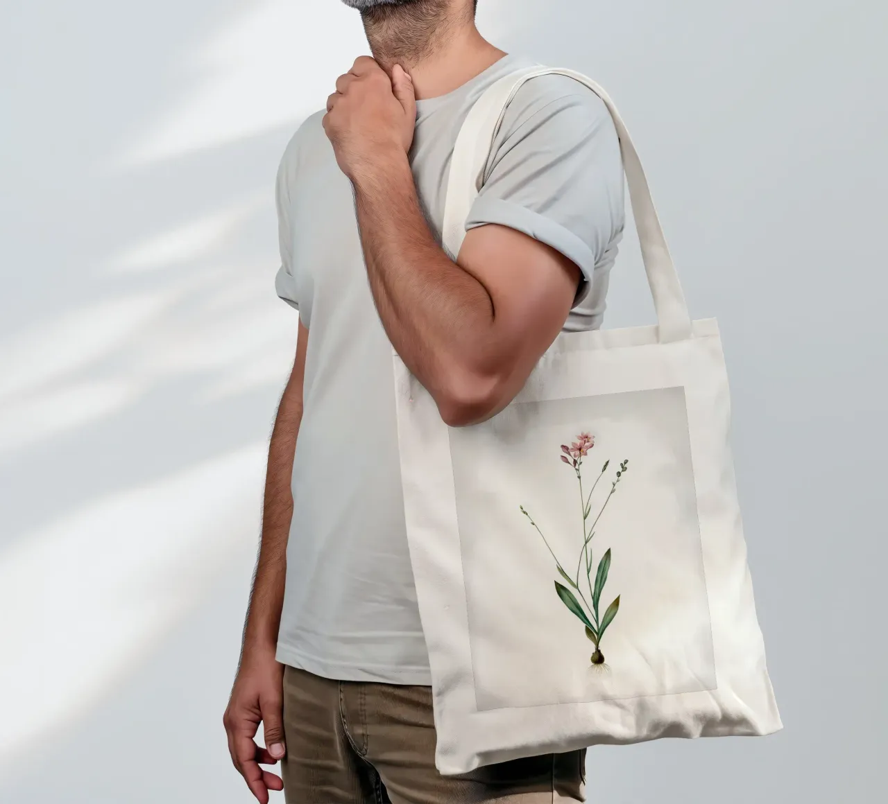 Gladiolo junceus borsa in juta da Nicholas Campbell