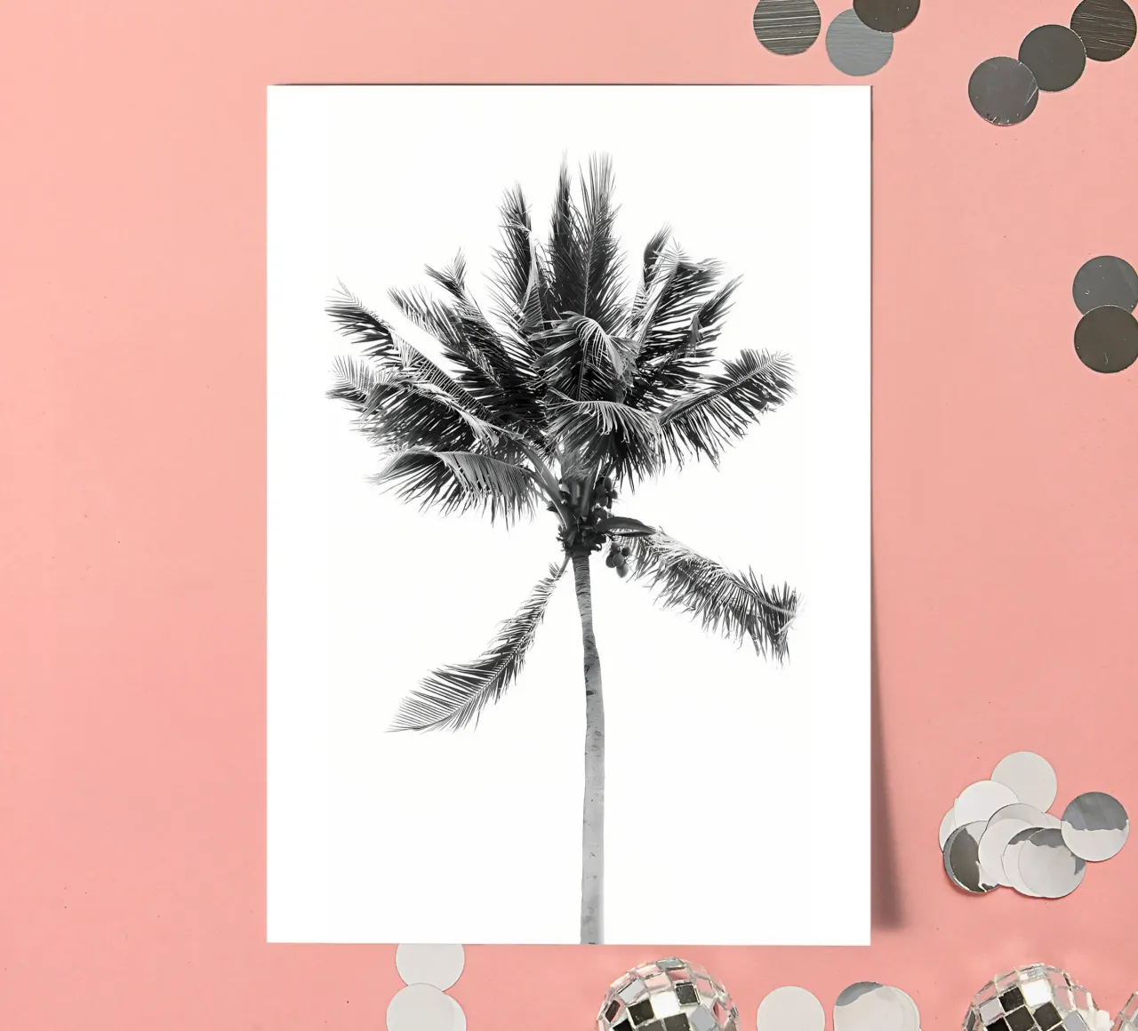 Tropische strandpalm 2 stickervel van Matthew Katz