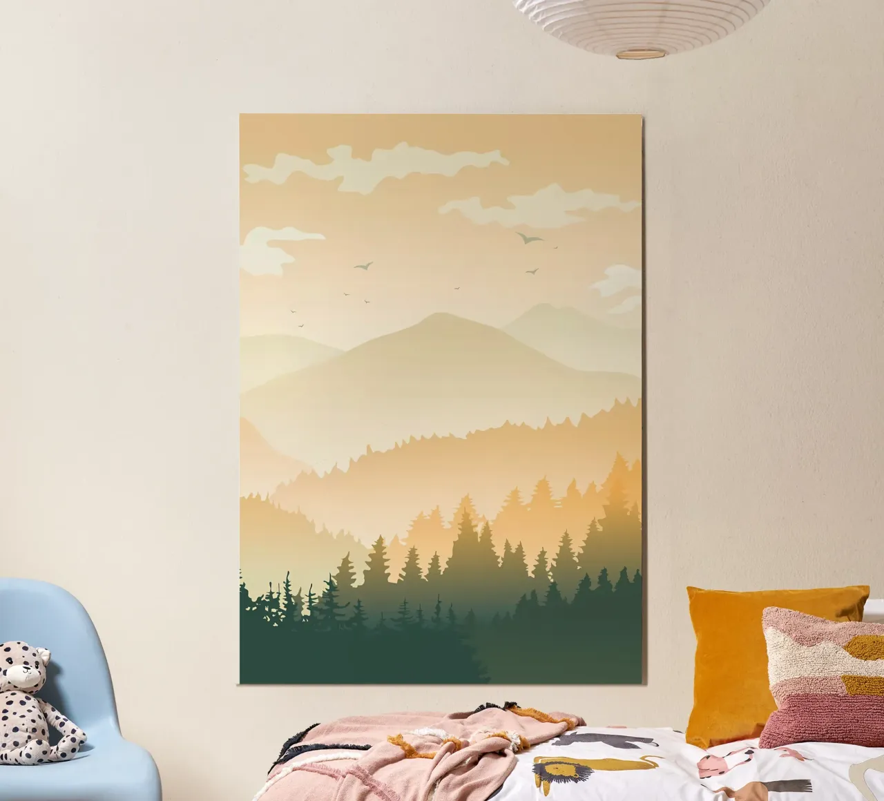 Landscape Mountain Hill hahnemühle by Bartosz Powalka