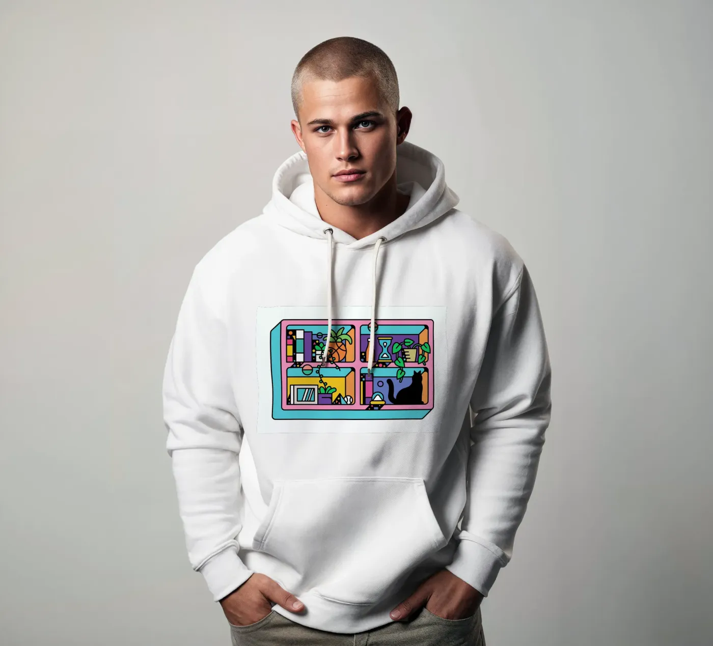 The Reader felpa con cappuccio da Tyler Dale