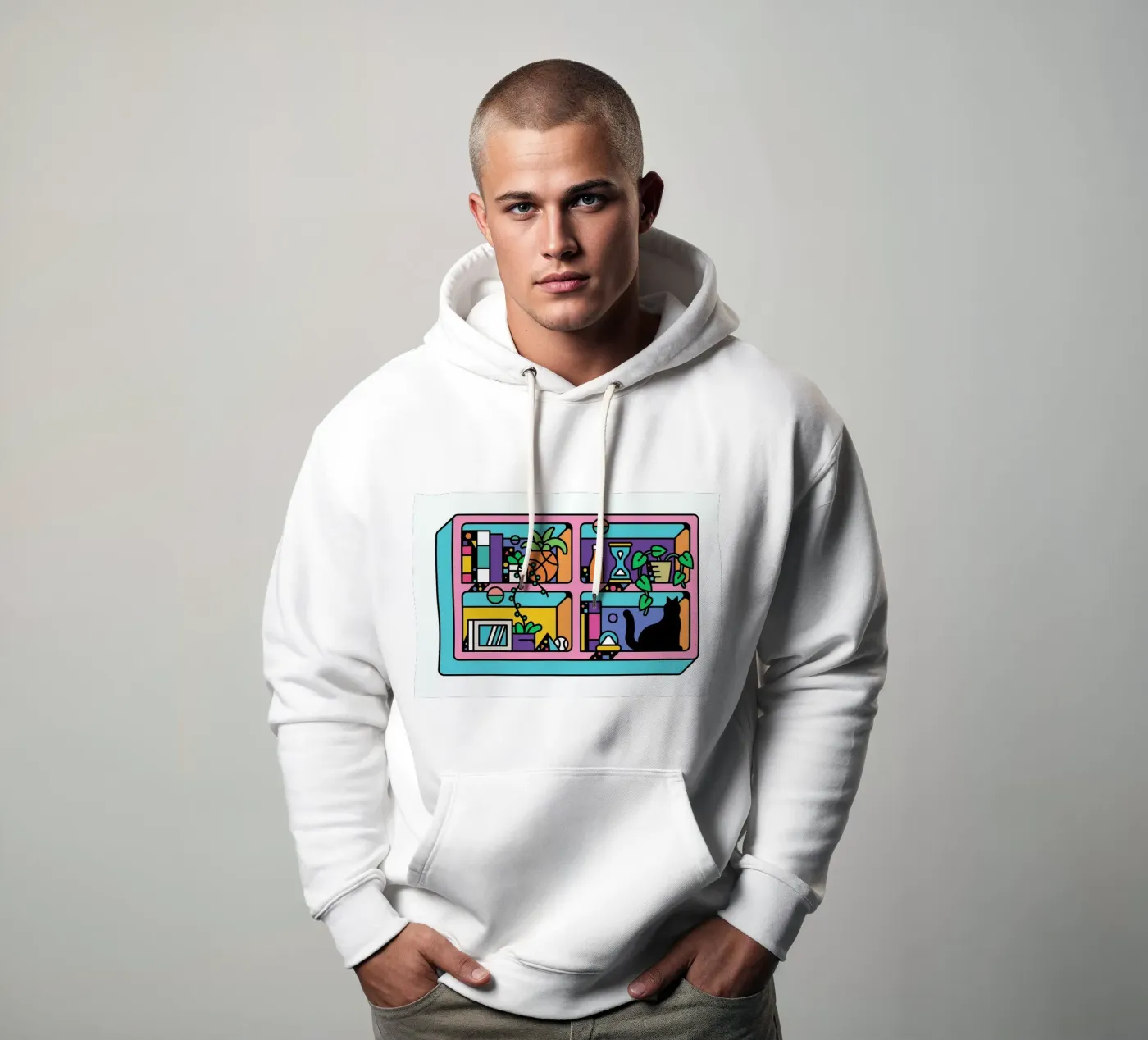The Reader hoodie by Tyler Dale