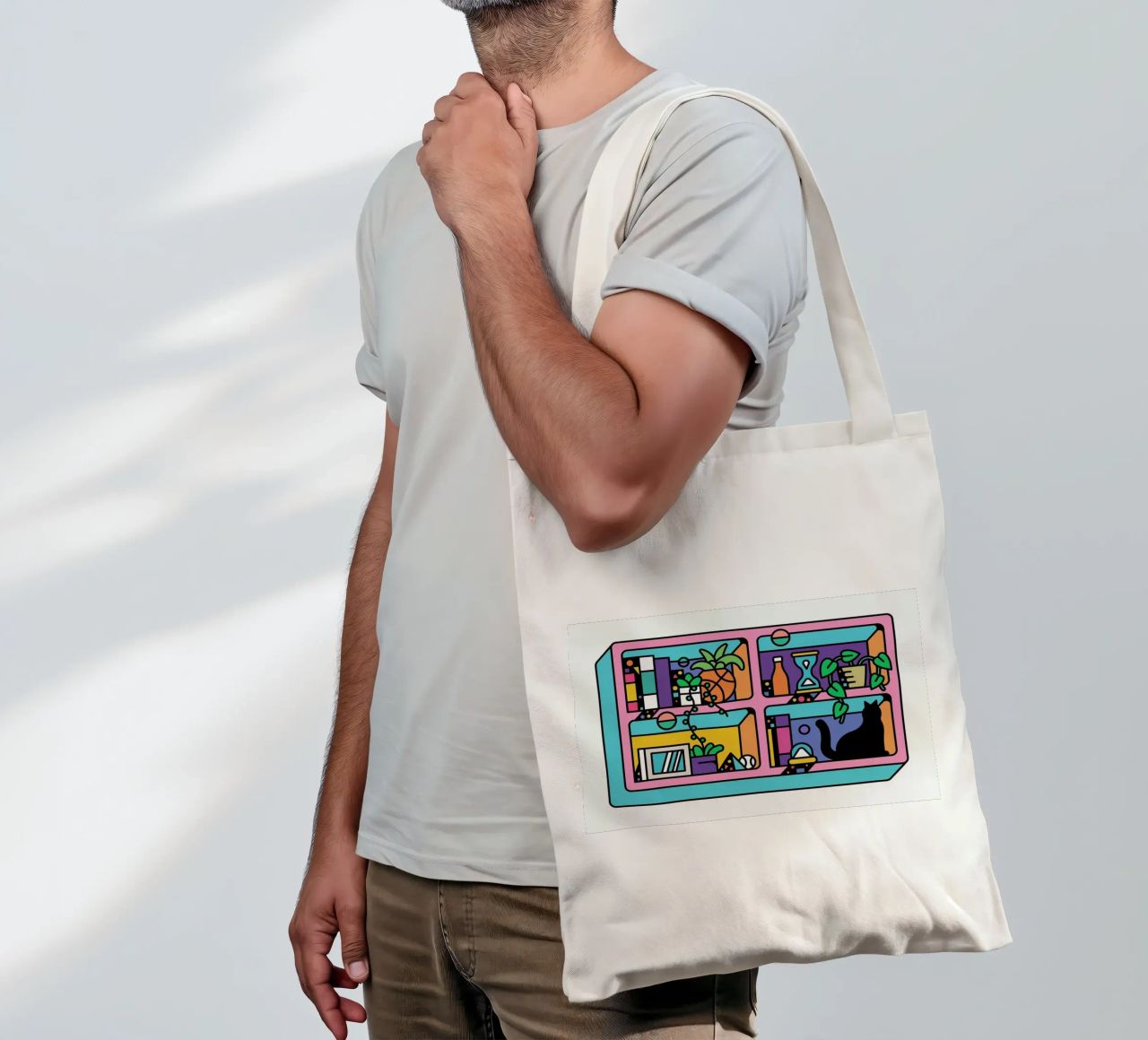 The Reader borsa in juta da Tyler Dale