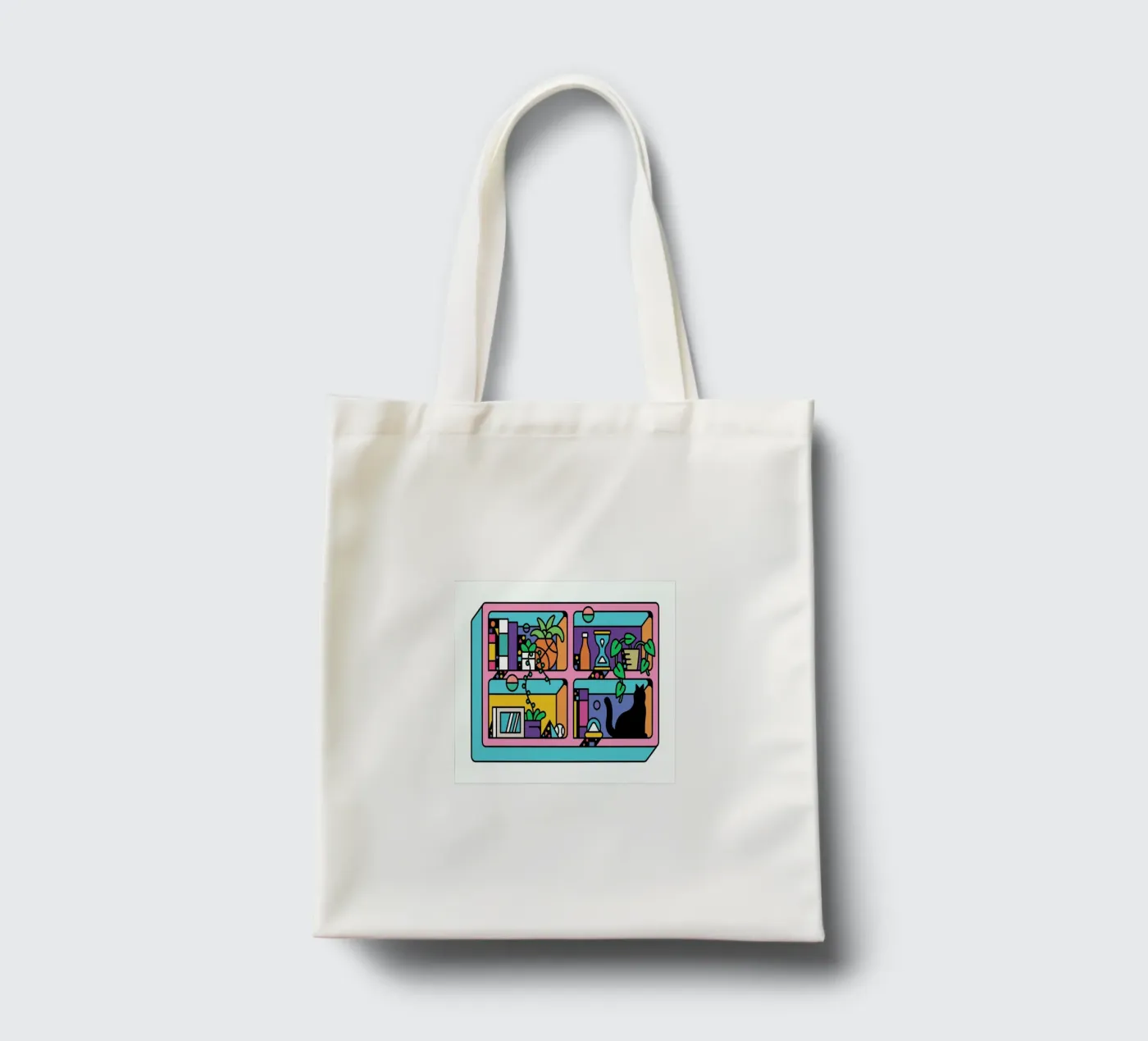 The Reader tote bag by Tyler Dale