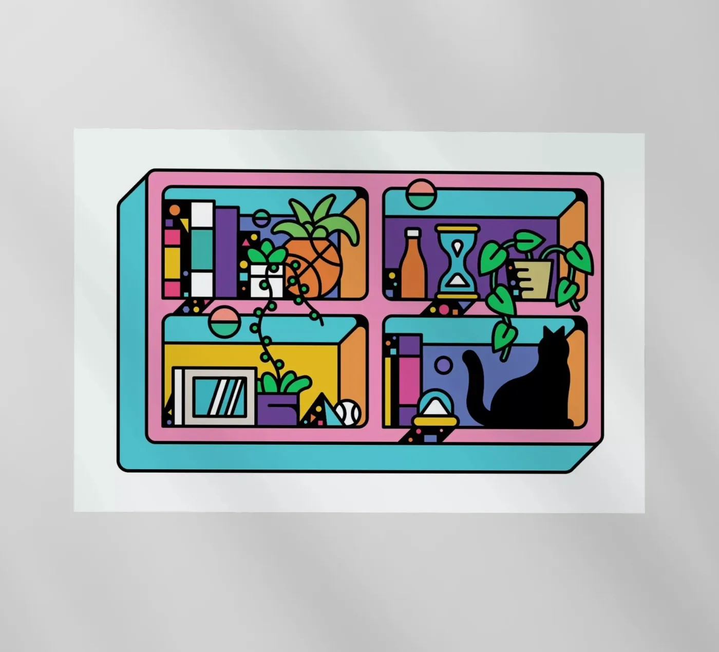 The Reader backlit folie van Tyler Dale